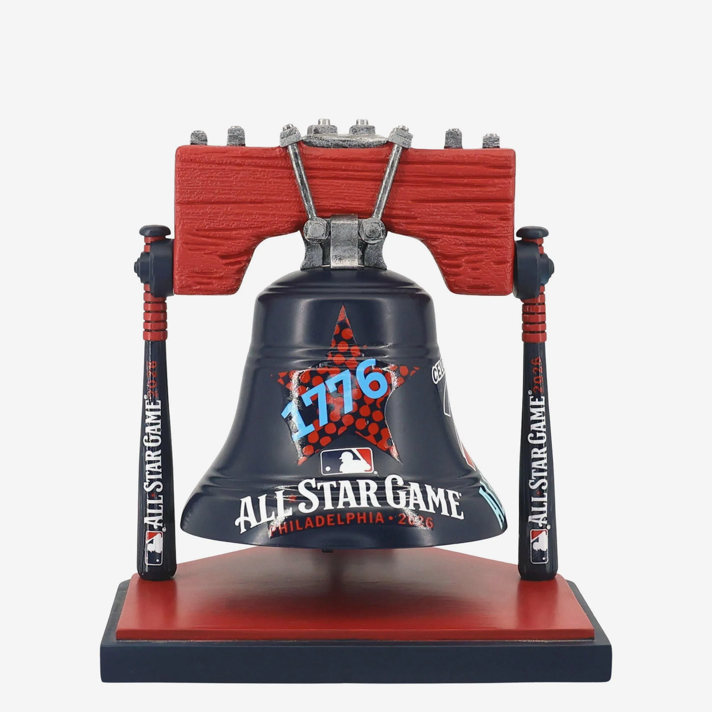 2026 MLB All Star America's 250th Anniversary Thematic Liberty Bell Figurine - Image 4