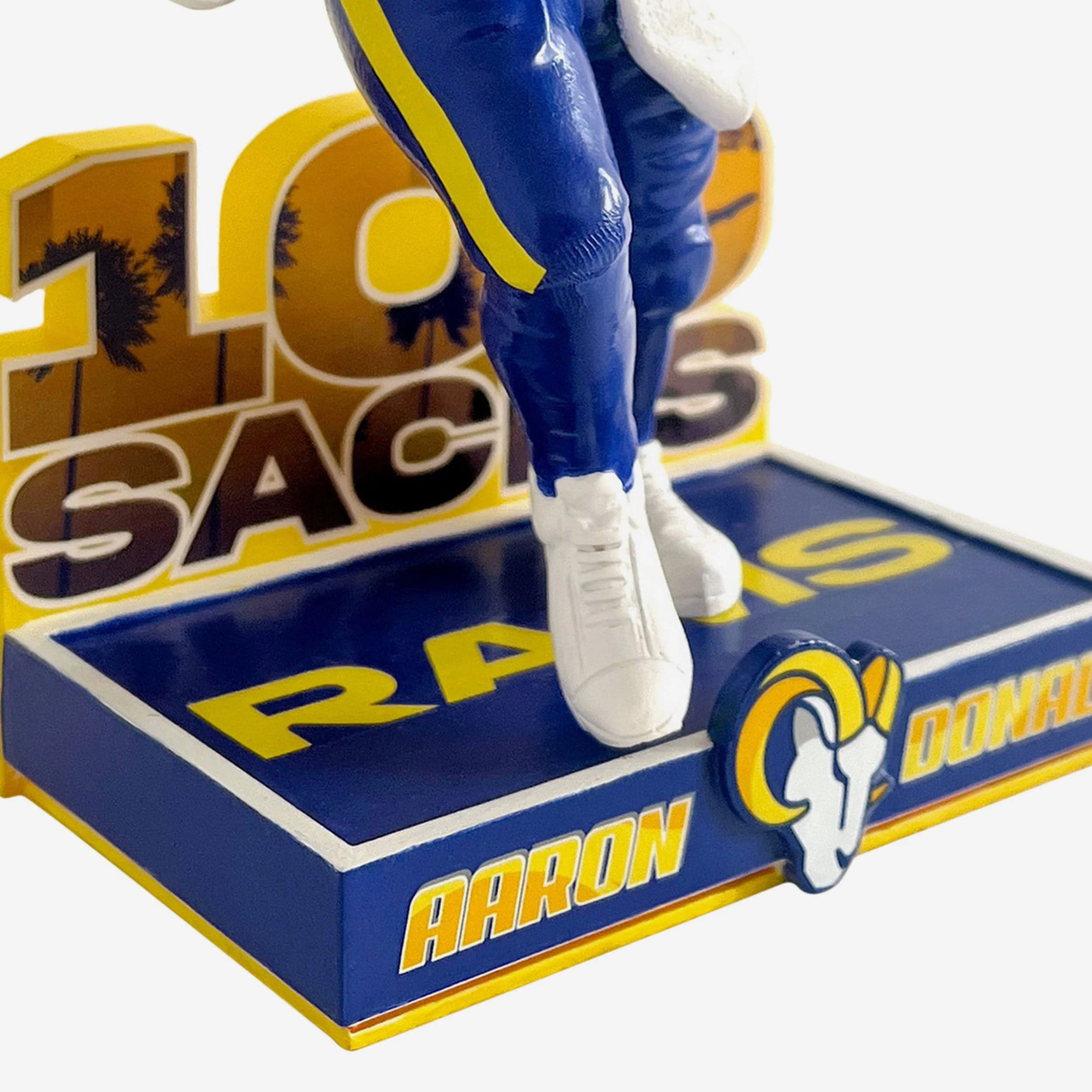 Aaron Donald Los Angeles Rams 100 Sacks Bobblehead  - Image 3