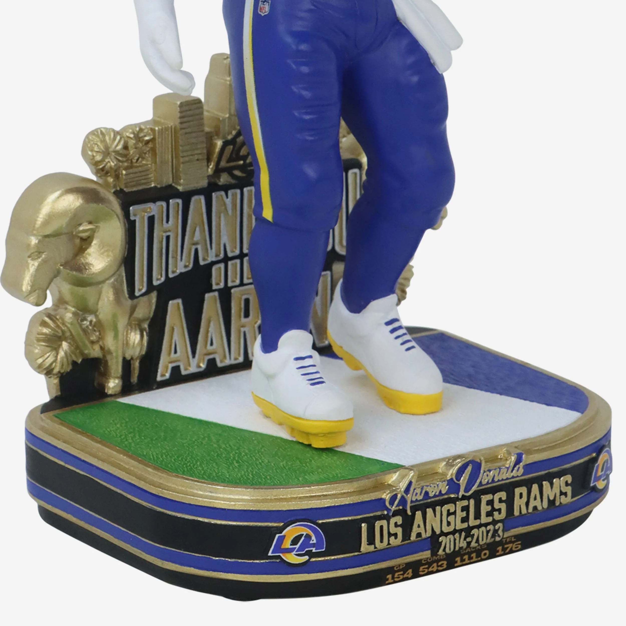 Aaron Donald Los Angeles Rams Retirement Bobblehead - Image 3