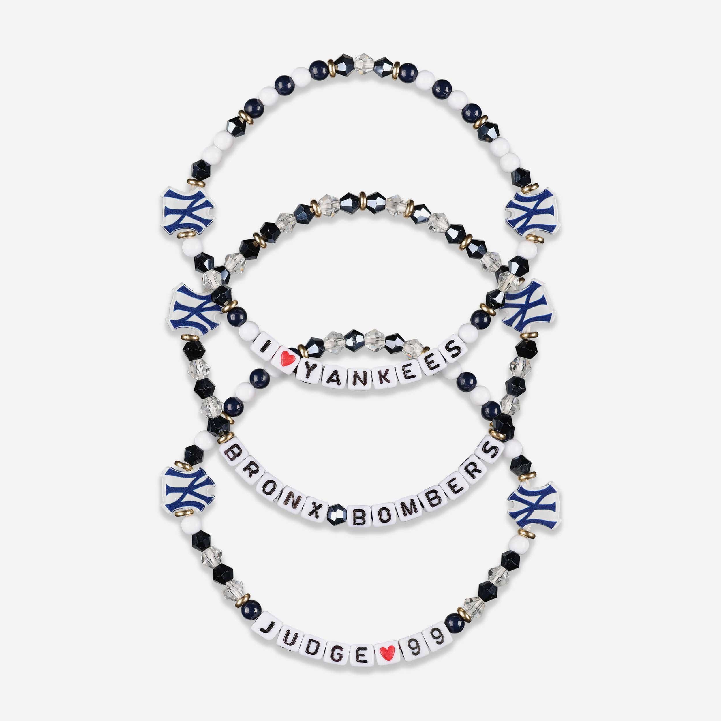 Aaron Judge New York Yankees 3 Pack Player Friendship Bracelet