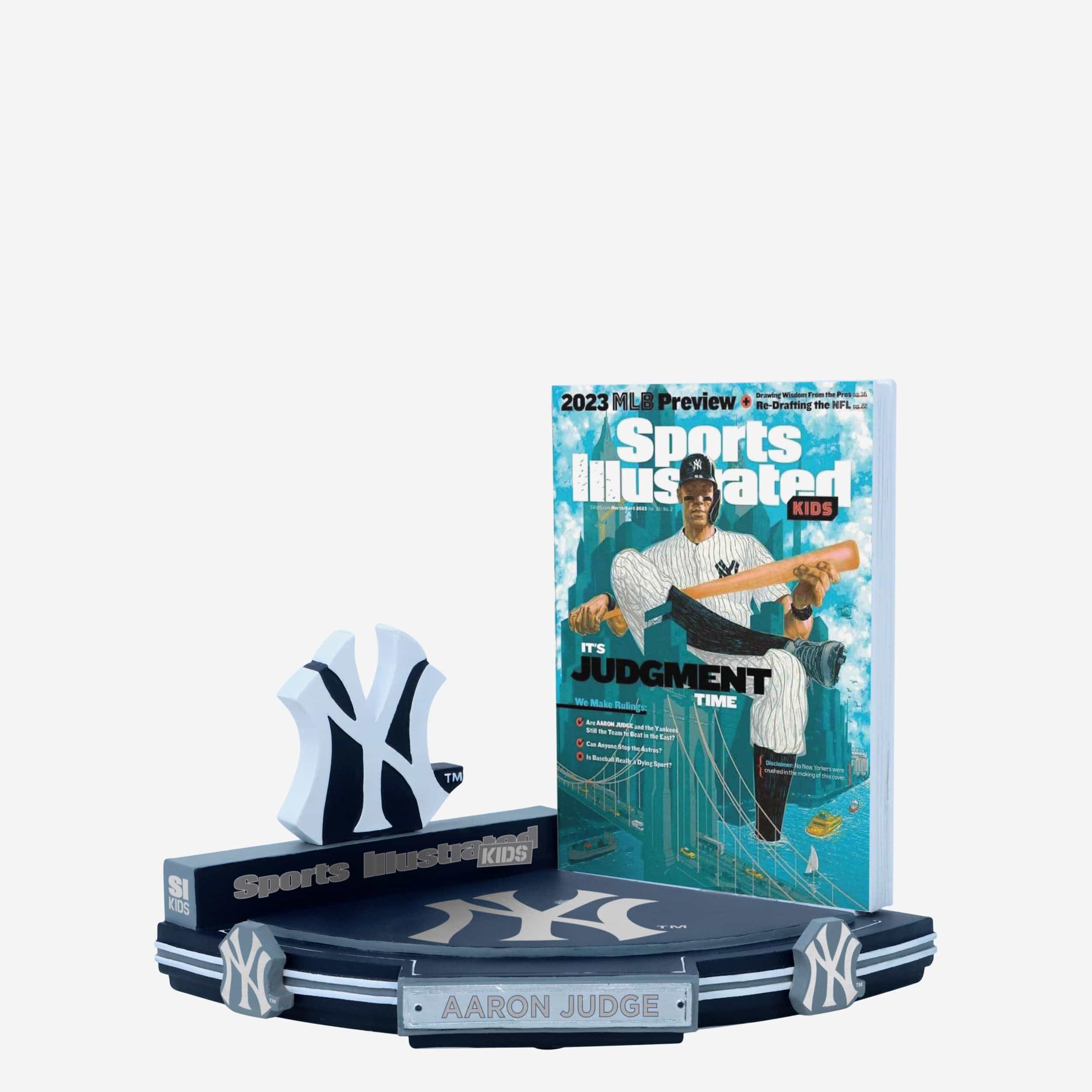 Aaron Judge New York Yankees It's Judgement Time Sports Illustrated Kids Cover Bobblehead - Image 4