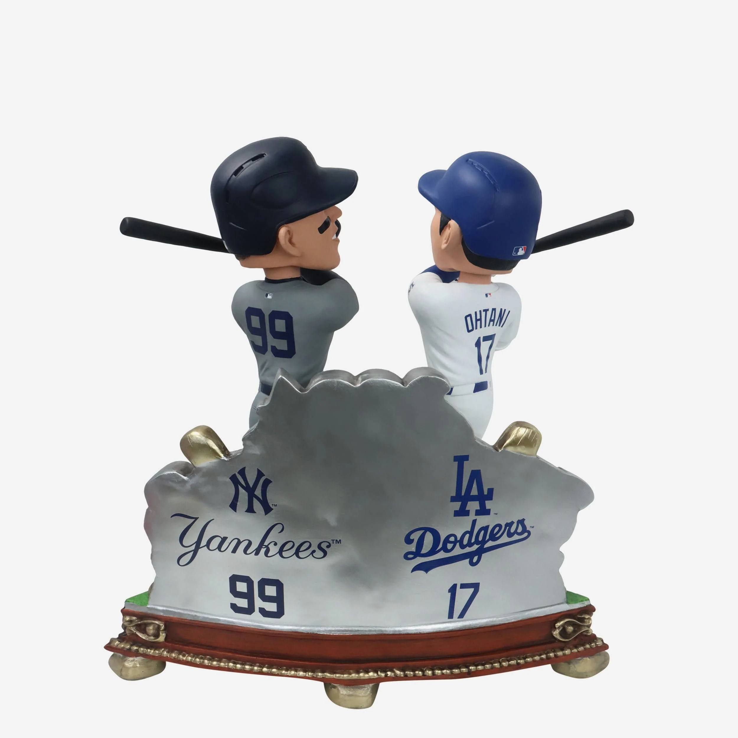 Aaron Judge & Shohei Ohtani New York Yankees & Los Angeles Dodgers 2024 World Series 18 in Dual Battle Bobblehead - Image 6