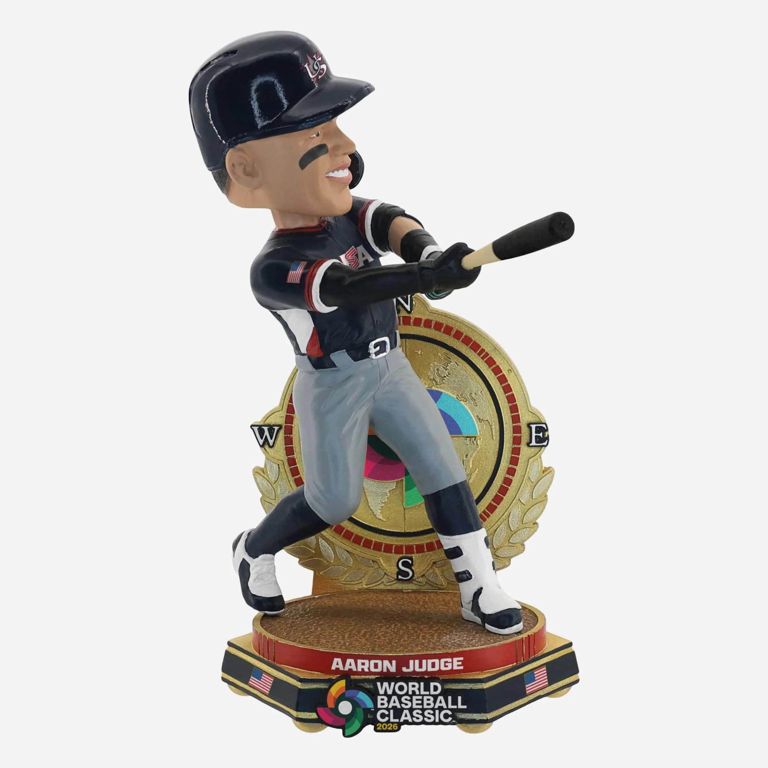 Aaron Judge USA 2026 World Baseball Classic Away Uniform Bobblehead