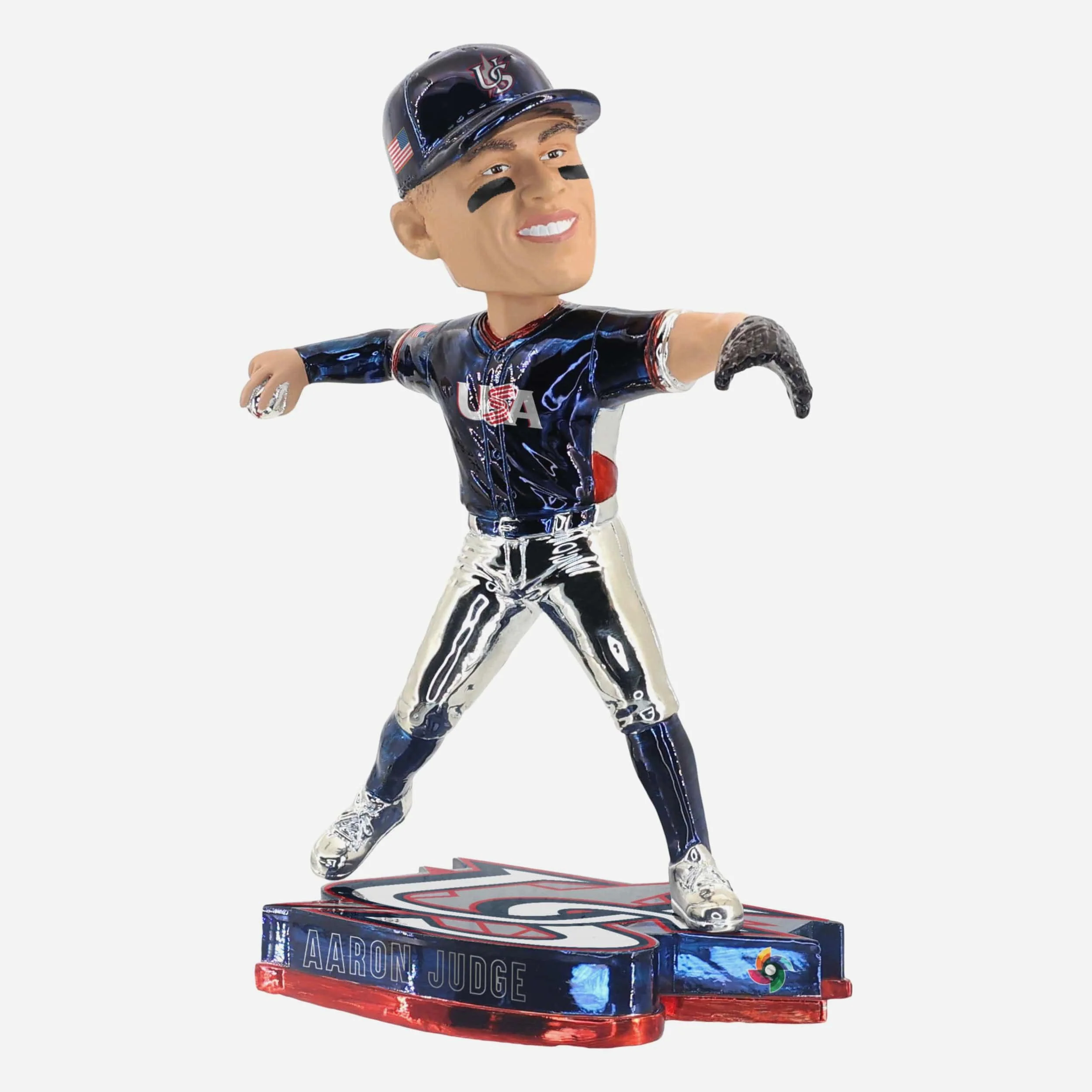 Aaron Judge USA 2026 World Baseball Classic Electroplated Edition Bobblehead - Image 4