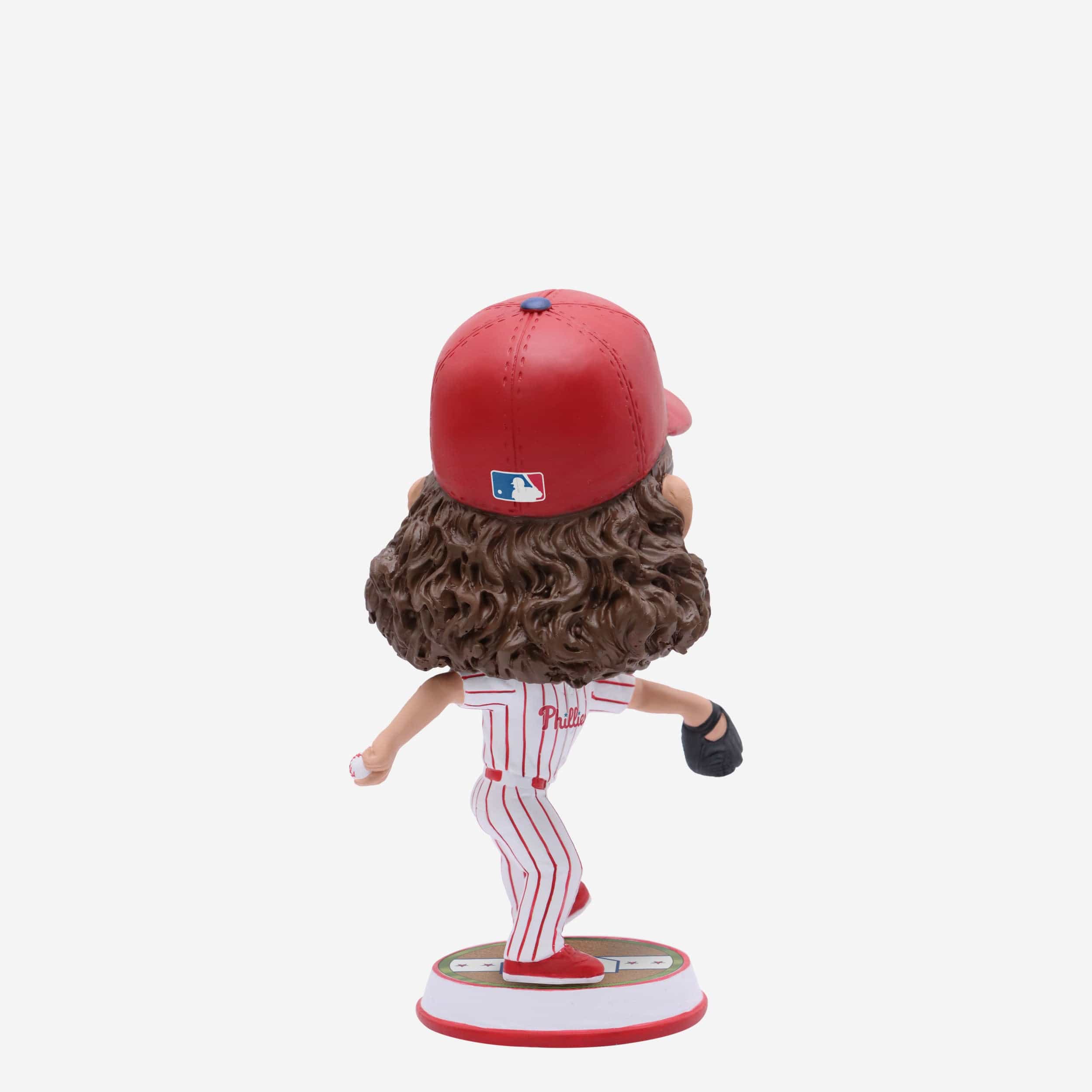 Aaron Nola Philadelphia Phillies Field Stripe Mini Bighead Bobblehead - Image 5