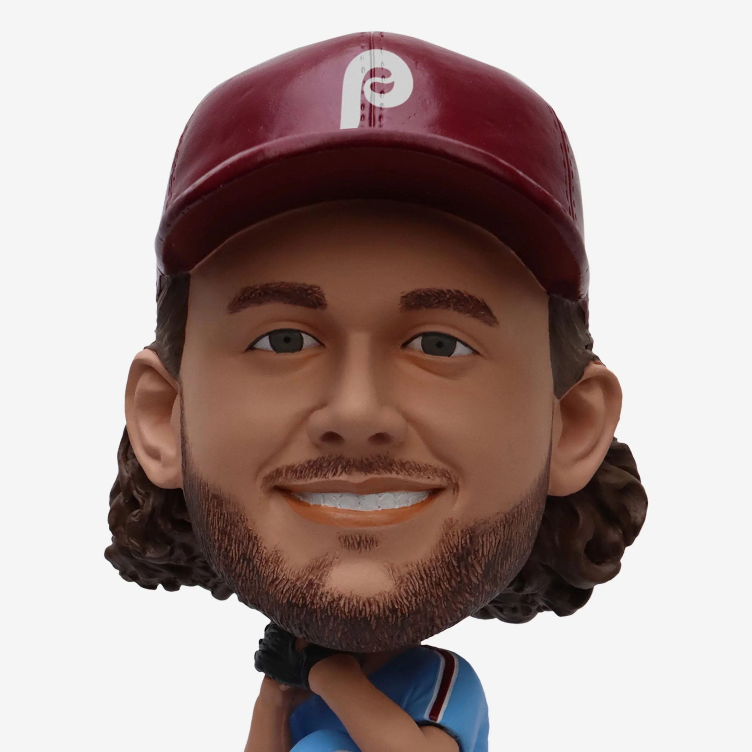 Aaron Nola Philadelphia Phillies Powder Blue Uniform Field Stripe Bighead Bobblehead - Image 2