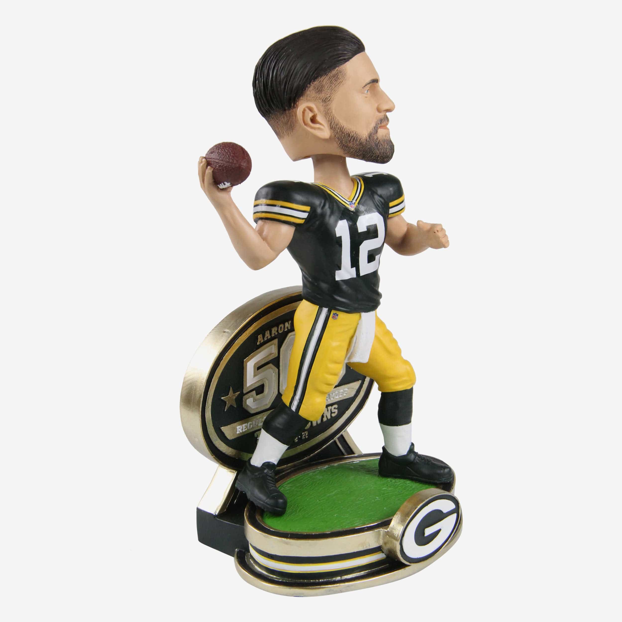 Aaron Rodgers Green Bay Packers 500 Career Passing Touchdowns Bobblehead - Image 4
