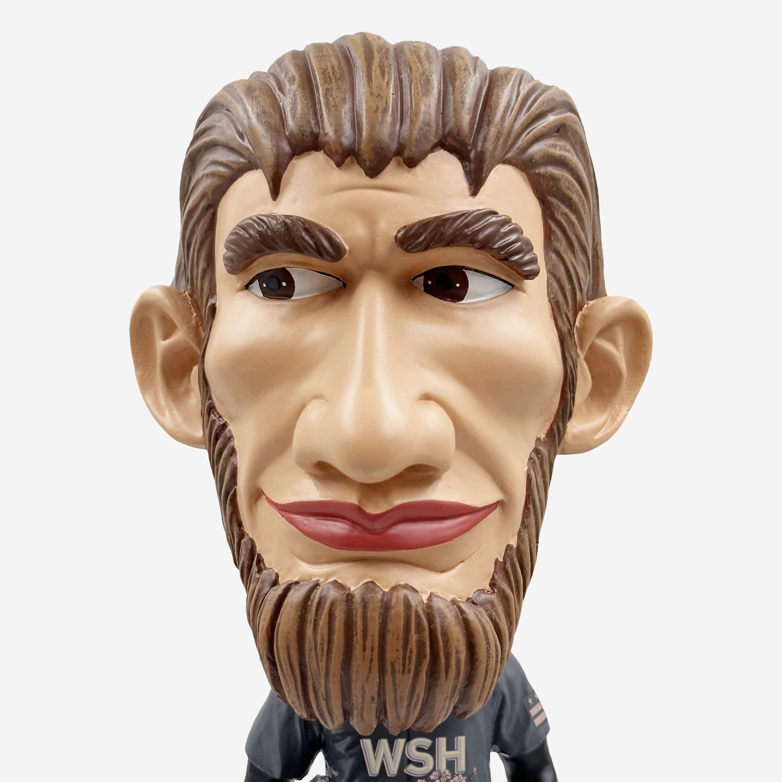 Abraham Lincoln Washington Nationals 2023 City Connect Field Stripe Mascot Bighead Bobblehead - Image 2