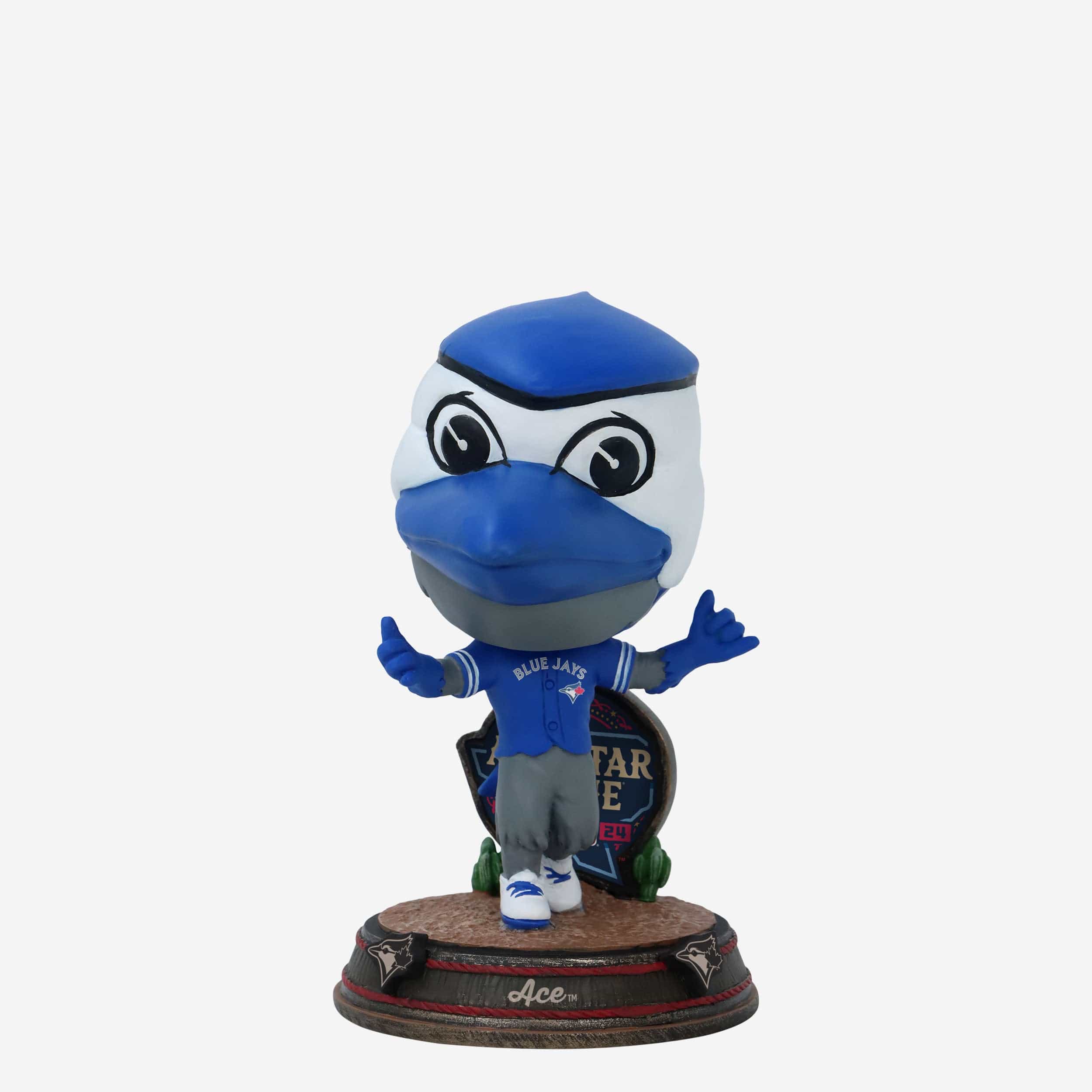 Ace Toronto Blue Jays 2024 All-Star Bobbles on Parade Mascot Mini Bighead Bobblehead