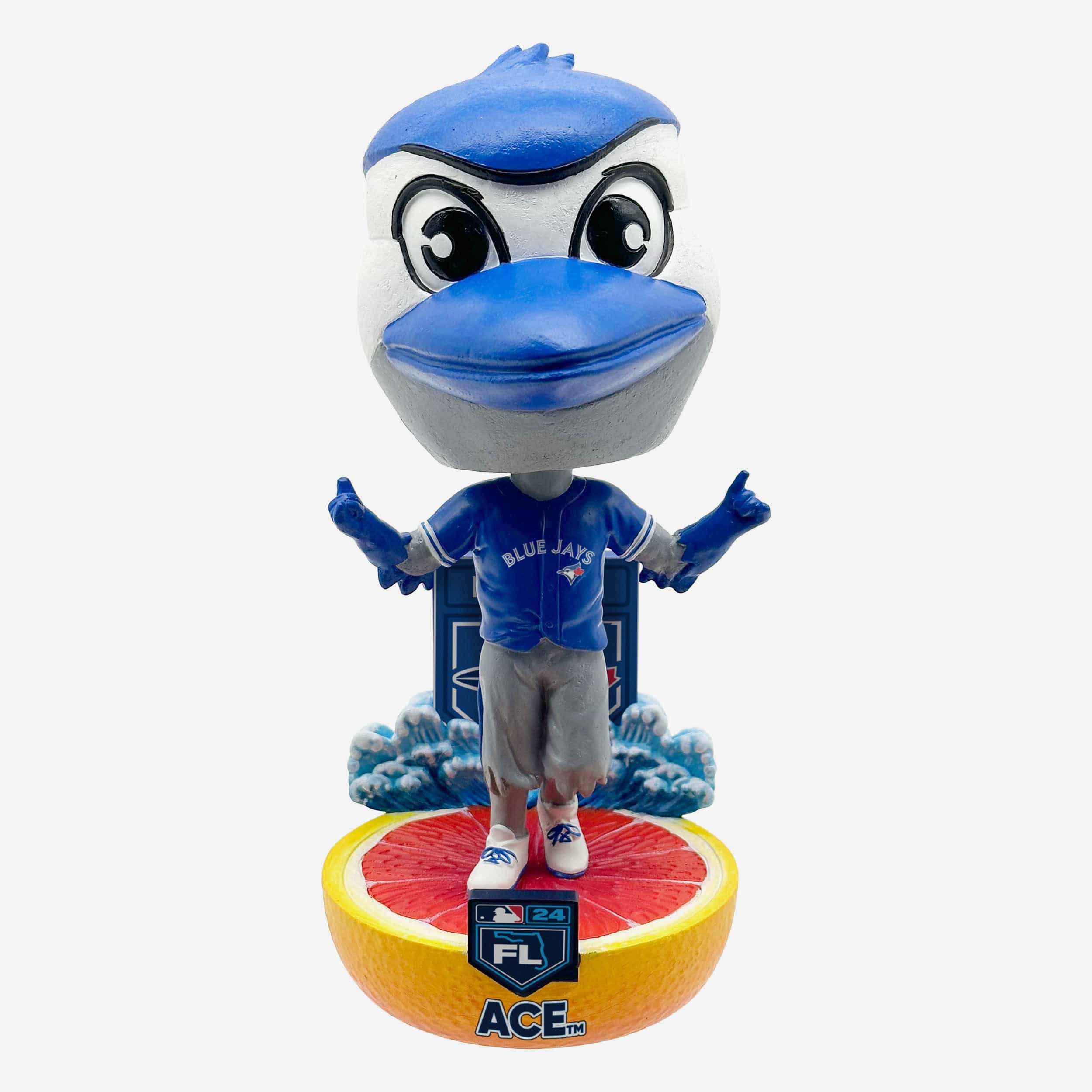 Ace Toronto Blue Jays 2024 Spring Training Grapefruit League Mascot Bighead Bobblehead