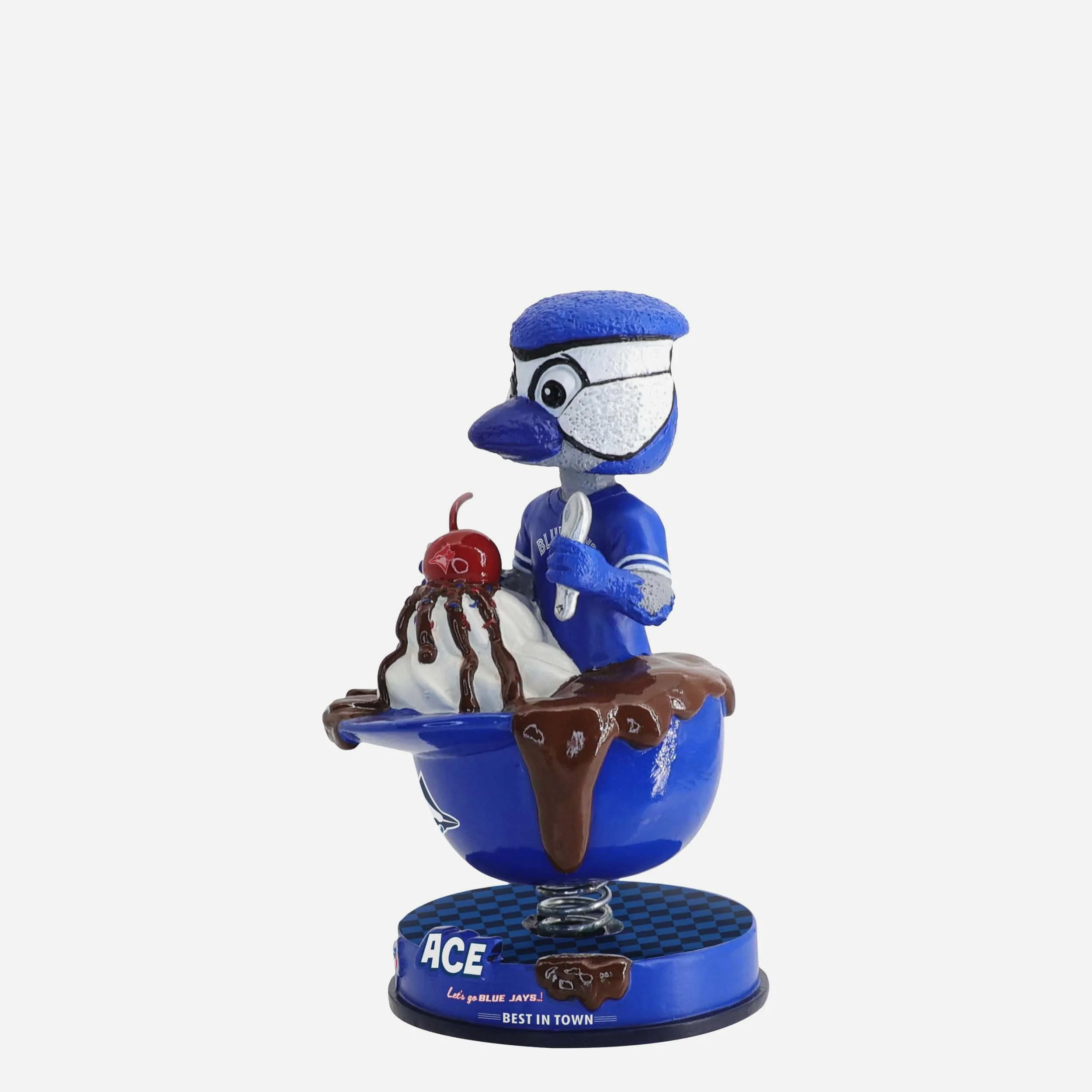 Ace Toronto Blue Jays Ice Cream Helmet Mascot Bobblehead - Image 4