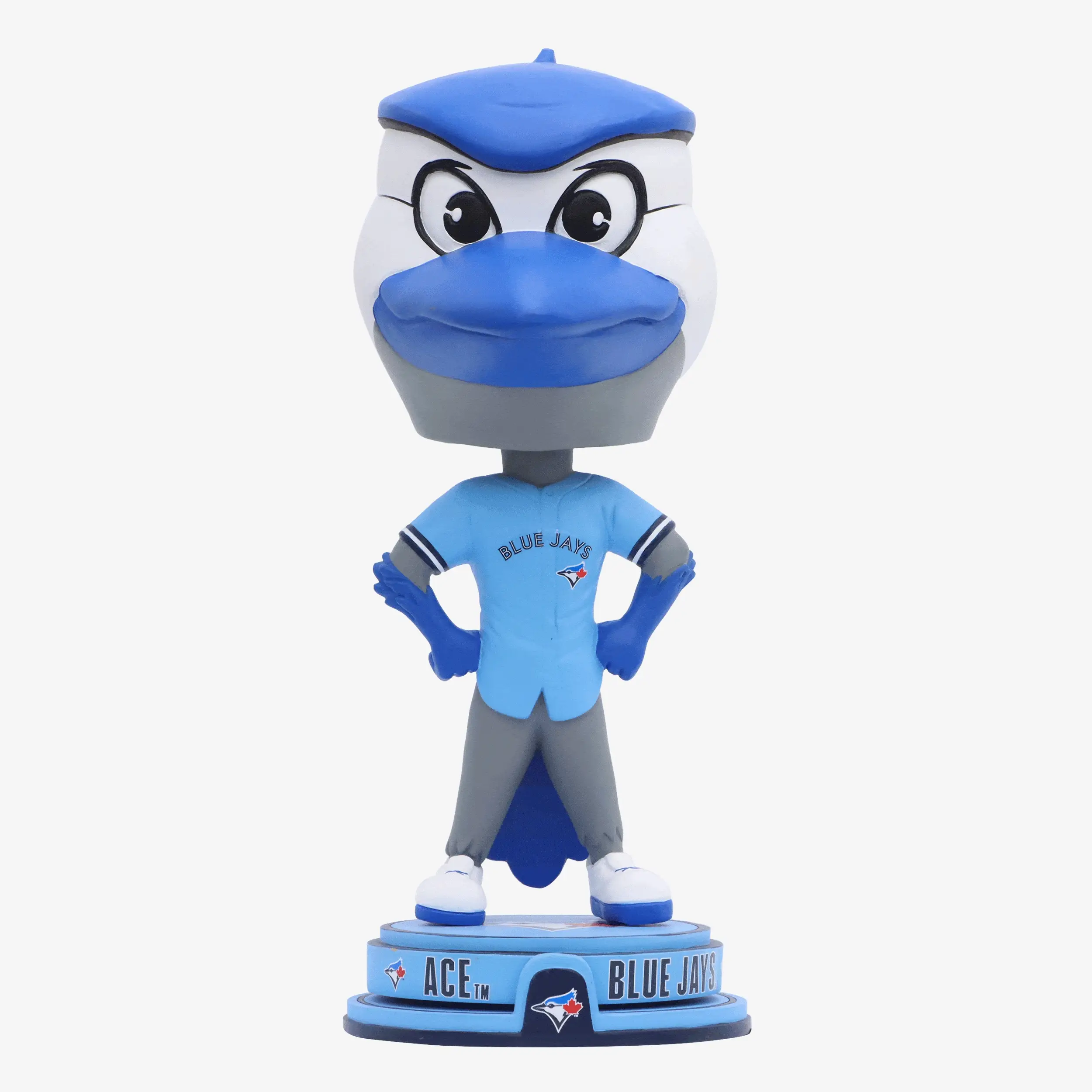Ace Toronto Blue Jays Powder Blue Uniform Mascot Spinner Bighead Bobblehead - Image 2