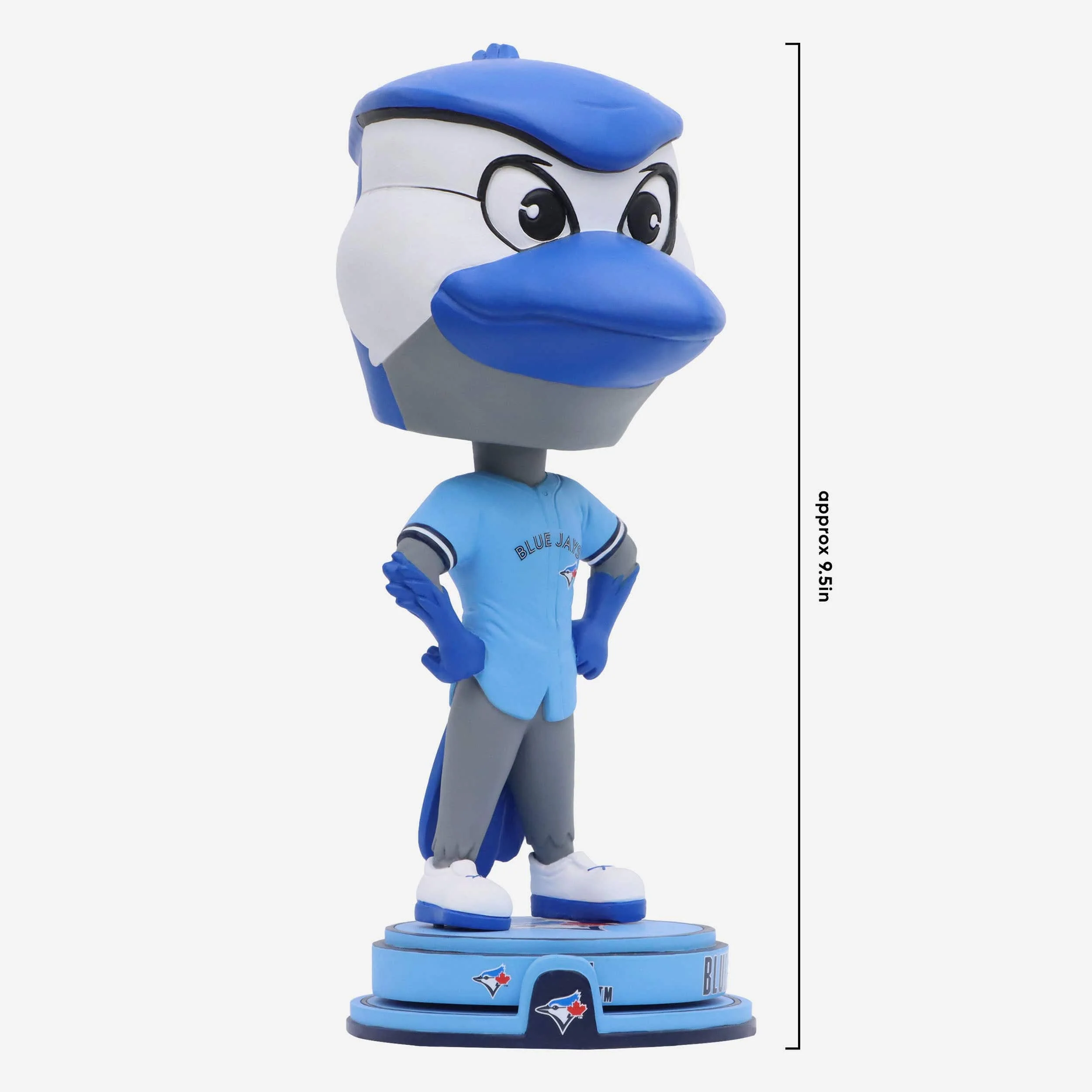 Ace Toronto Blue Jays Powder Blue Uniform Mascot Spinner Bighead Bobblehead - Image 5