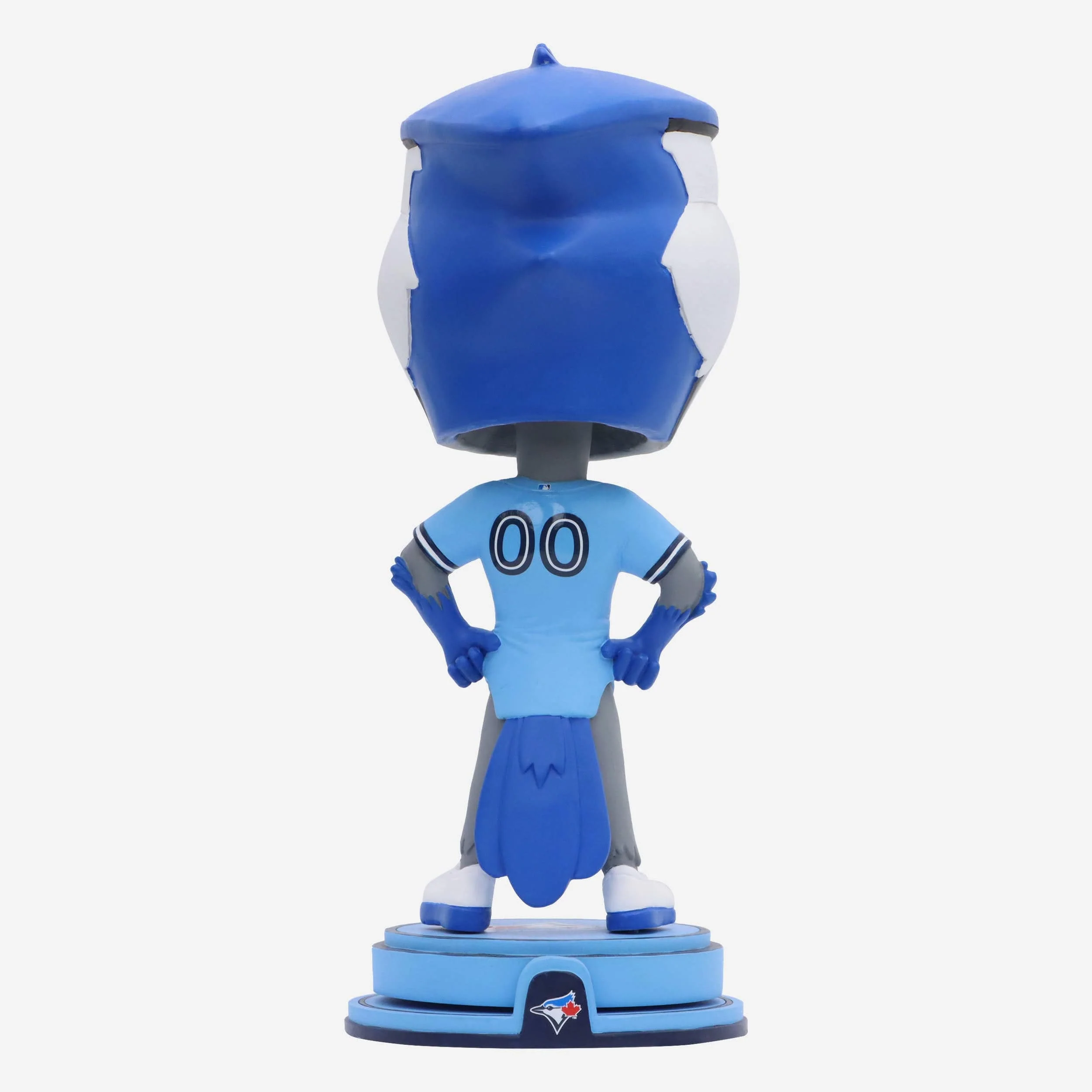 Ace Toronto Blue Jays Powder Blue Uniform Mascot Spinner Bighead Bobblehead - Image 6