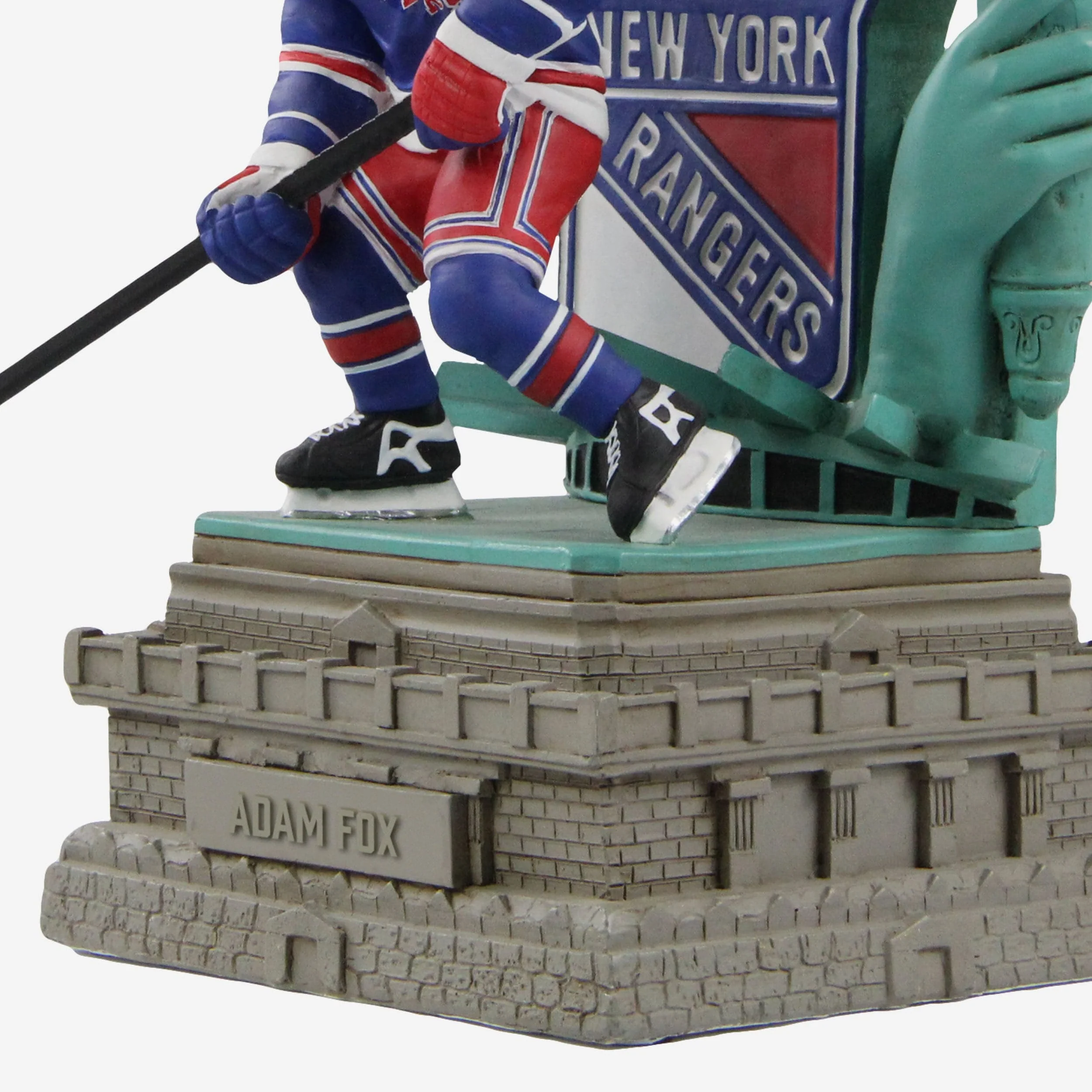 Adam Fox New York Rangers Statue Of Liberty Bobblehead - Image 3