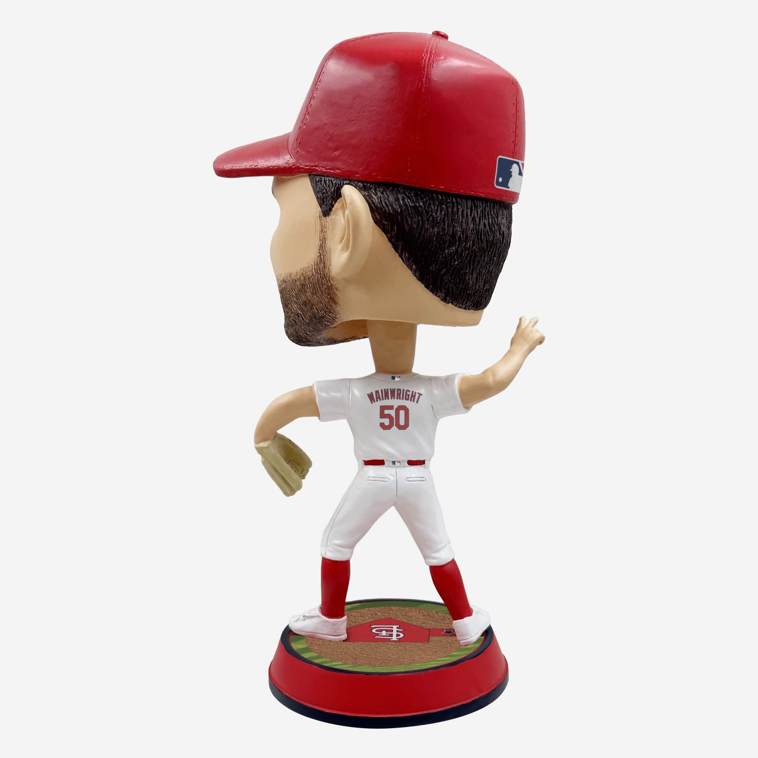 Adam Wainwright St Louis Cardinals Field Stripe Bighead Bobblehead - Image 5