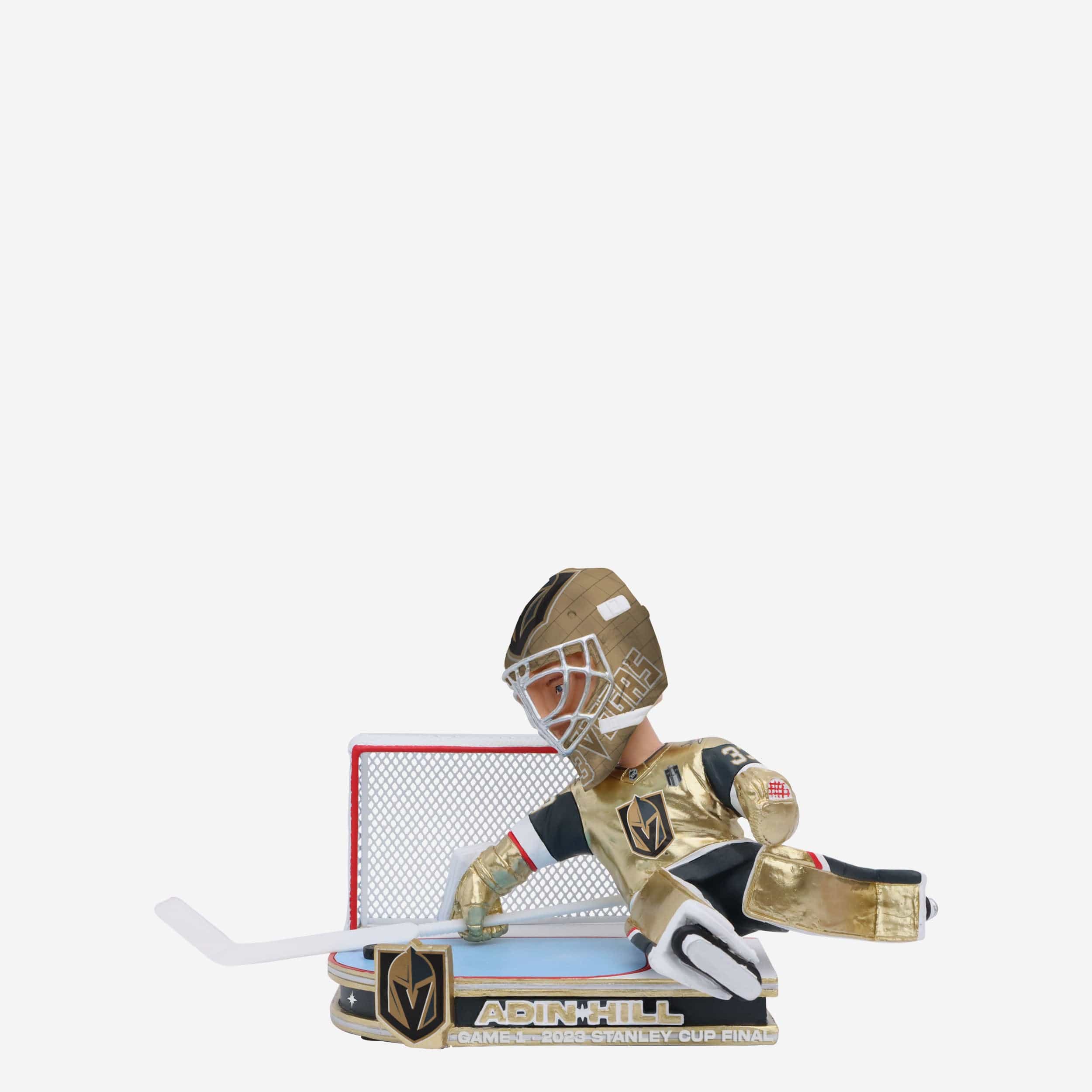 Adin Hill Vegas Golden Knights Game 1 Stick Save Bobblehead