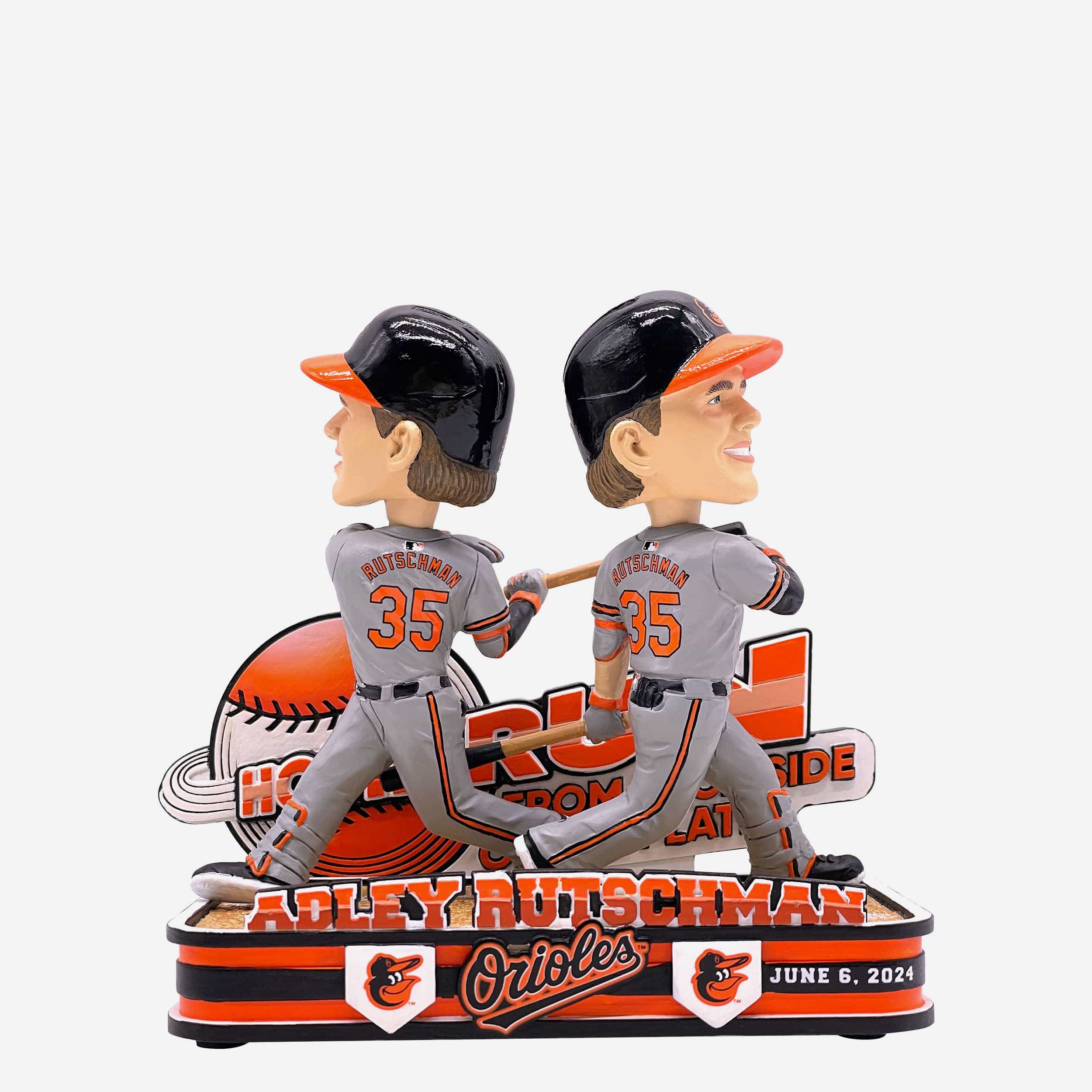 Adley Rutschman Baltimore Orioles Dual Home Run Bobblehead
