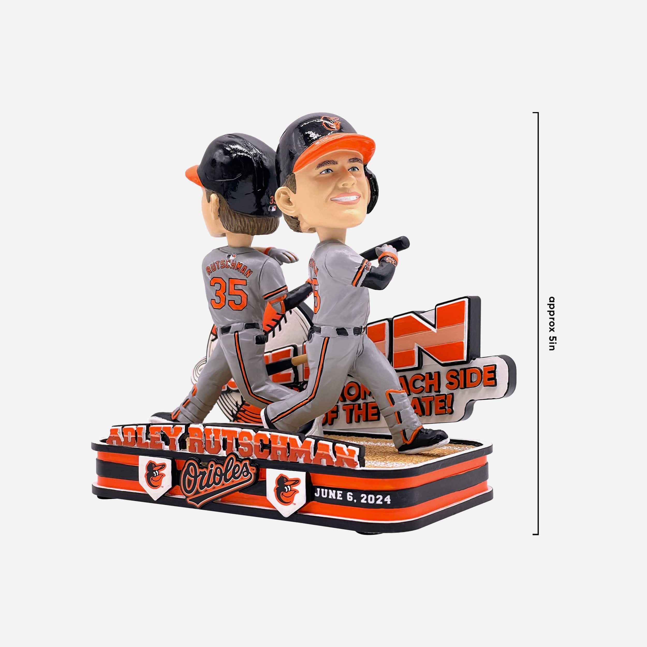 Adley Rutschman Baltimore Orioles Dual Home Run Bobblehead - Image 5