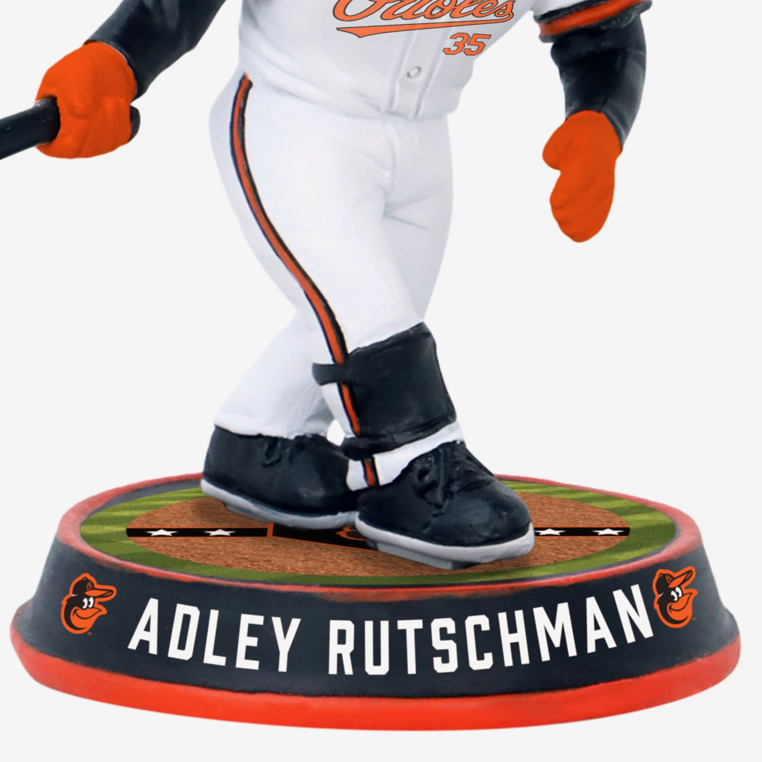Adley Rutschman Baltimore Orioles Field Stripe Mini Bighead Bobblehead - Image 3