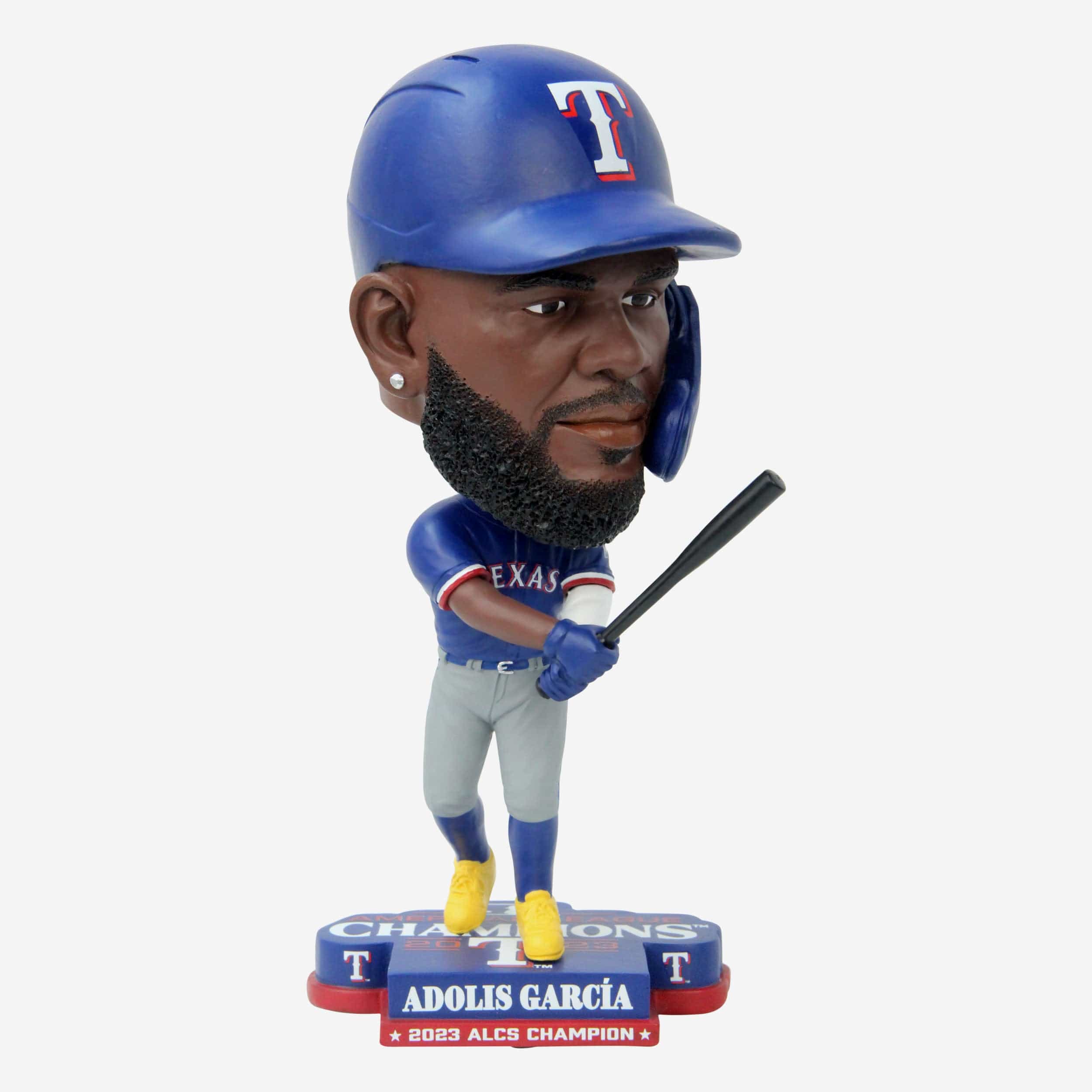Adolis Garcia Texas Rangers 2023 American League Champions Gamebreaker Bighead Bobblehead