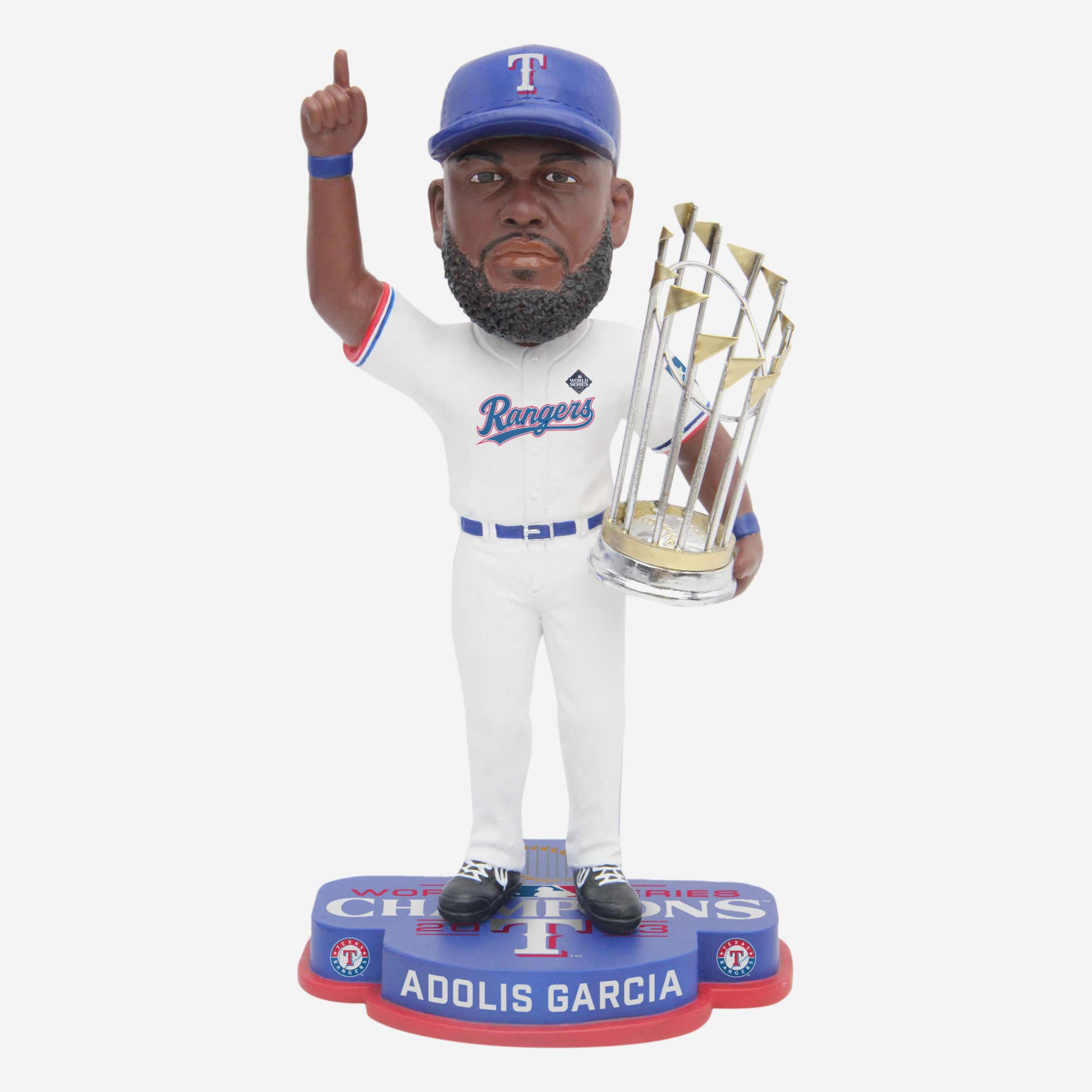 Adolis Garcia Texas Rangers 2023 World Series Champions Bobblehead