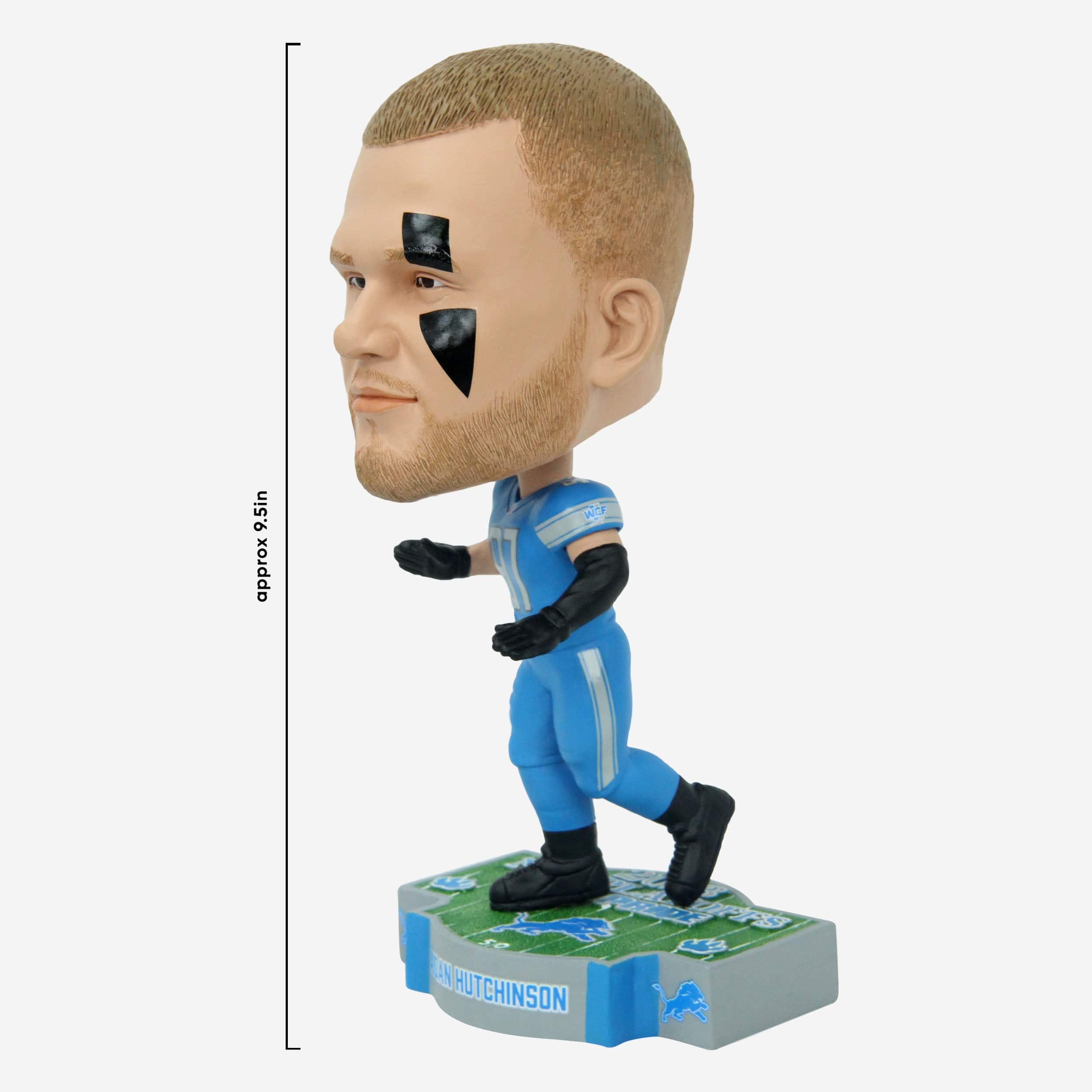 Aidan Hutchinson Detroit Lions 2023 NFL Playoffs One Pride Bighead Bobblehead - Image 4