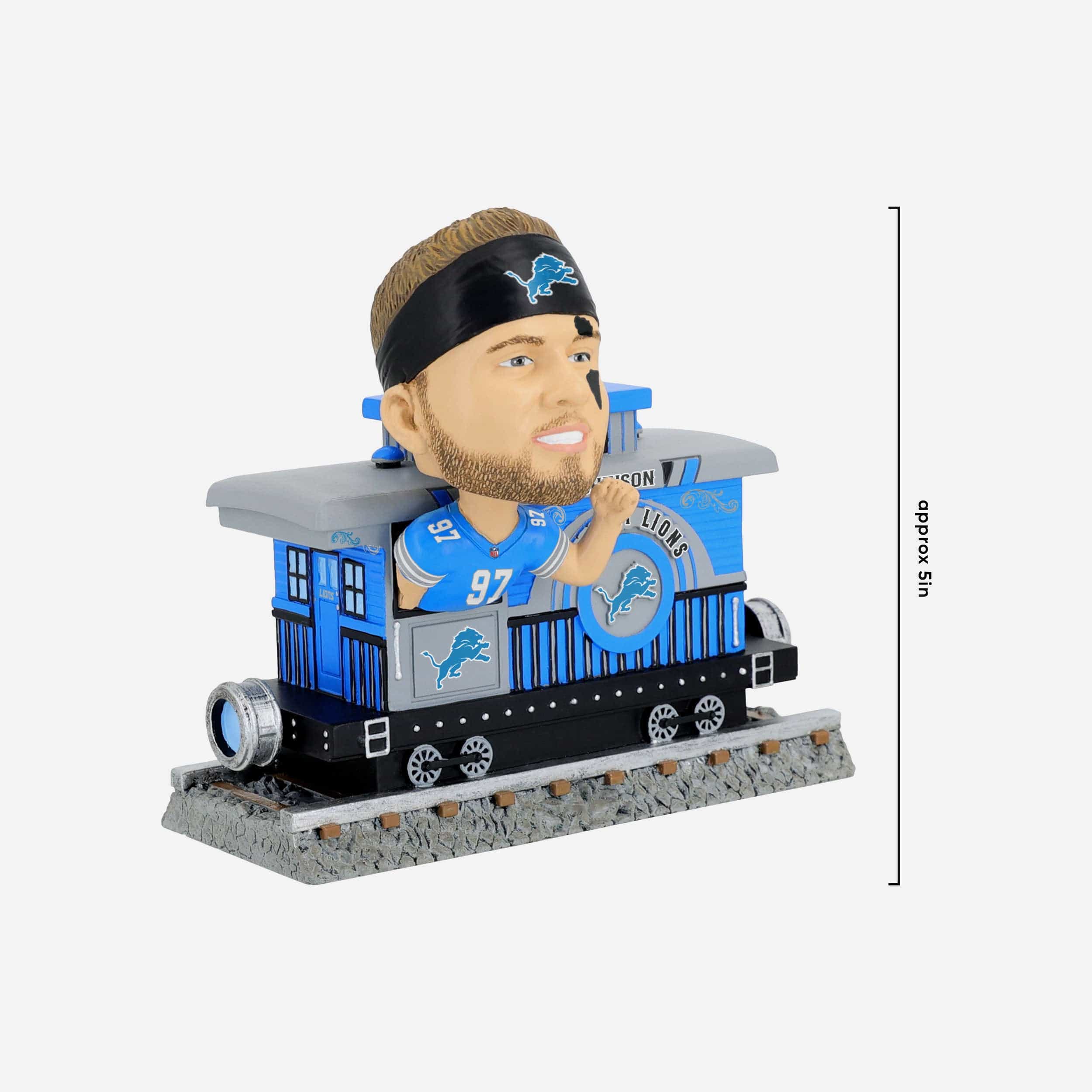 Aidan Hutchinson Detroit Lions Express Train Bobblehead - Image 4