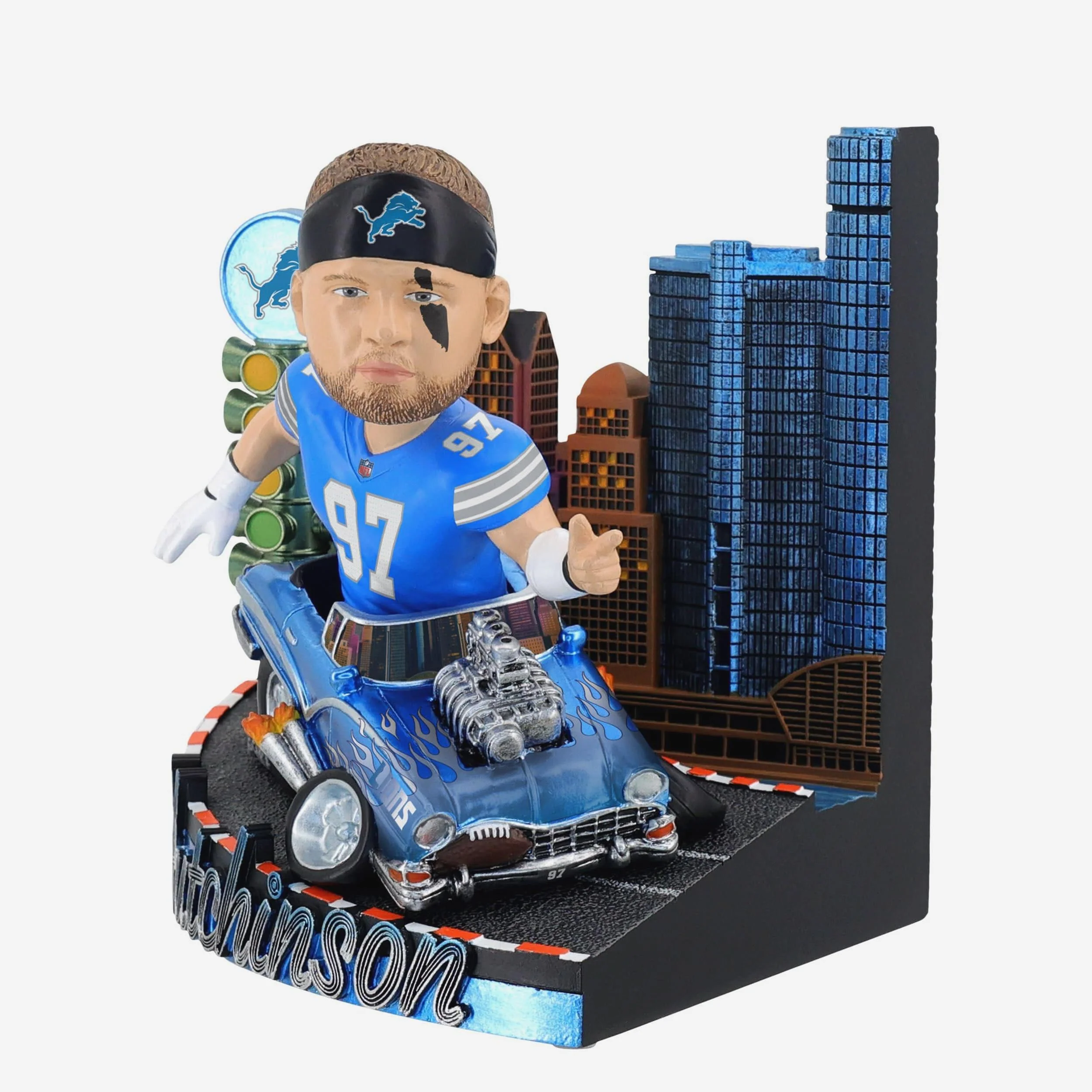 Aidan Hutchinson Detroit Lions Motor City Bobblehead - Image 4