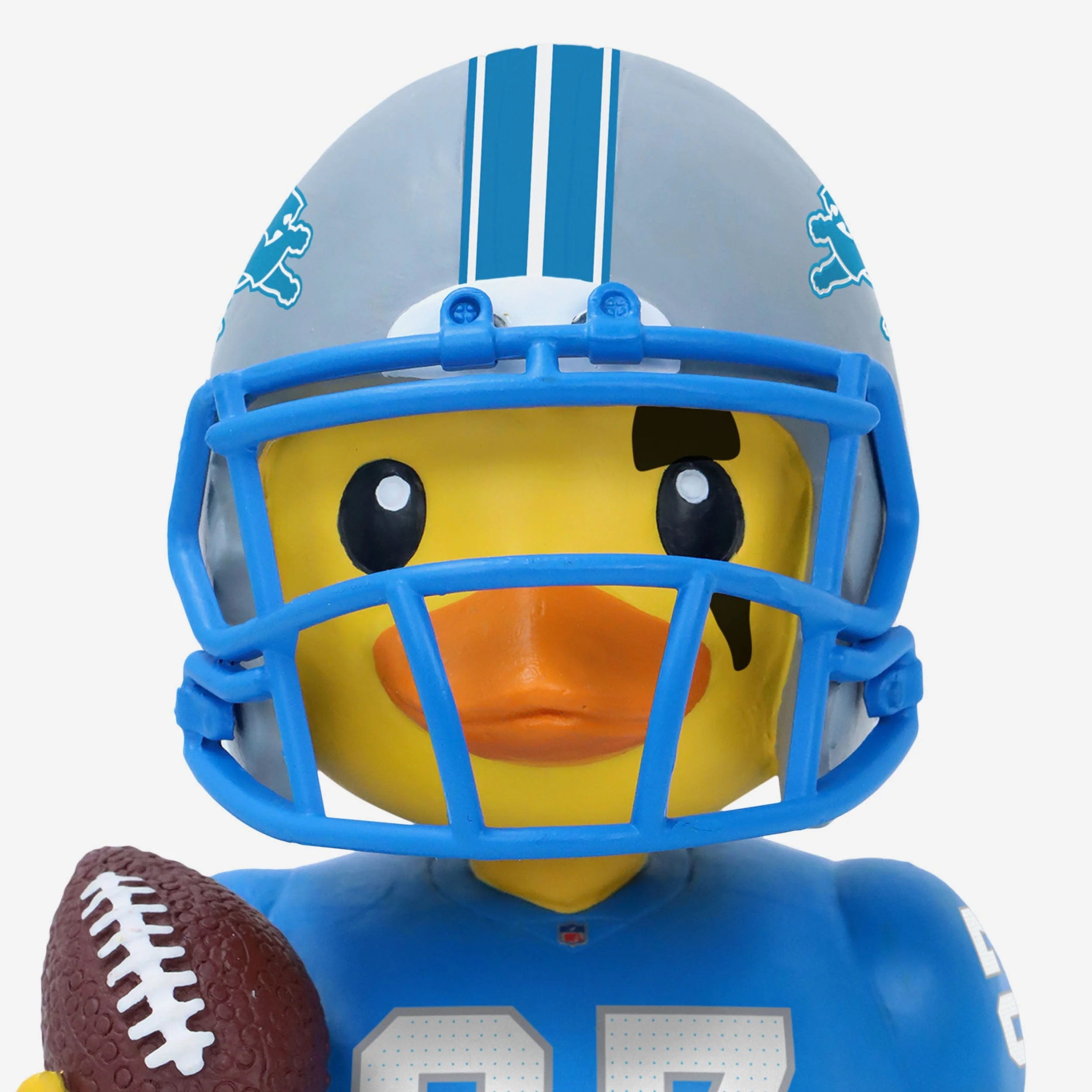 Aidan Hutchinson Detroit Lions Player Bobble Duck Mini Bobblehead - Image 2