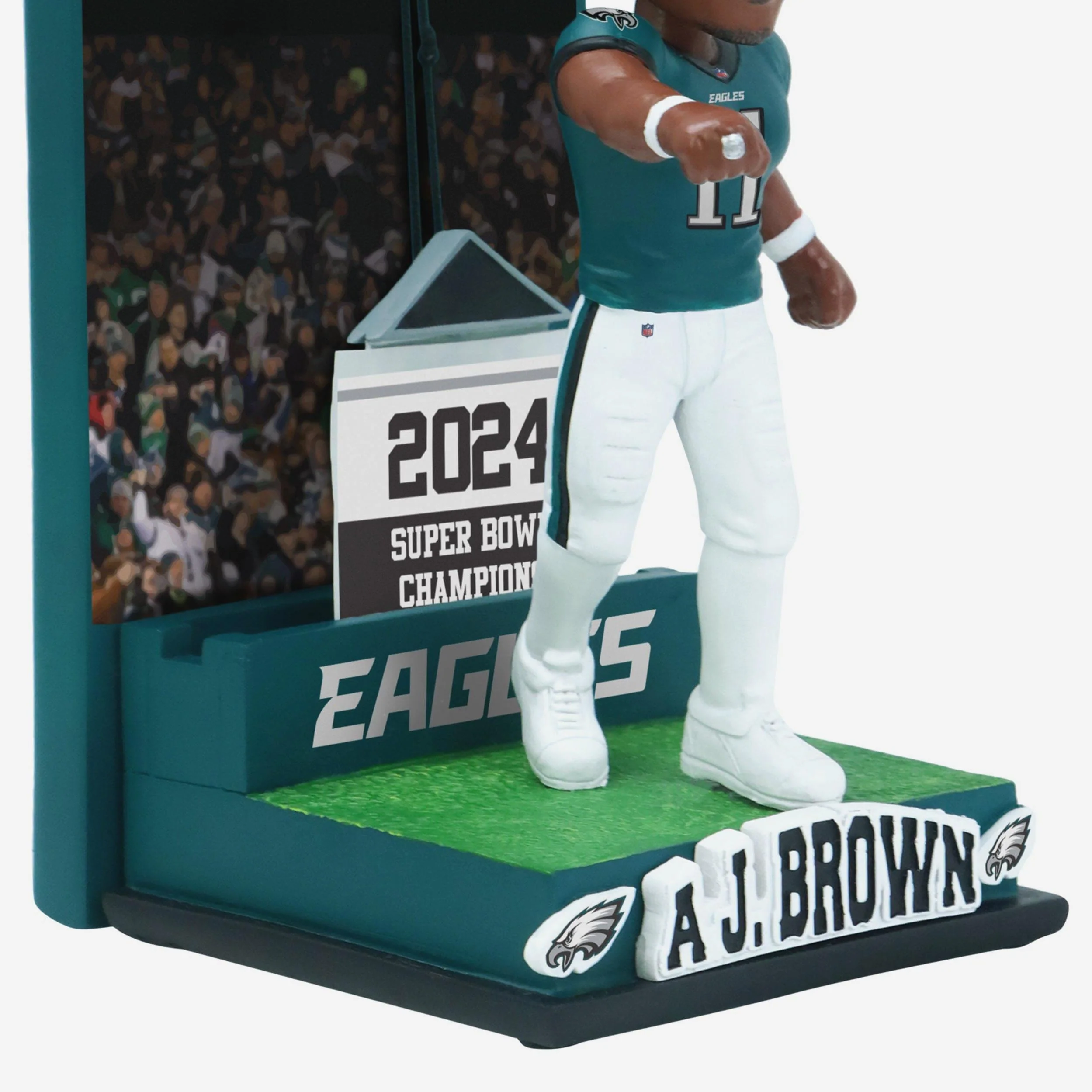 AJ Brown Philadelphia Eagles Banner Raising Bobblehead - Image 4