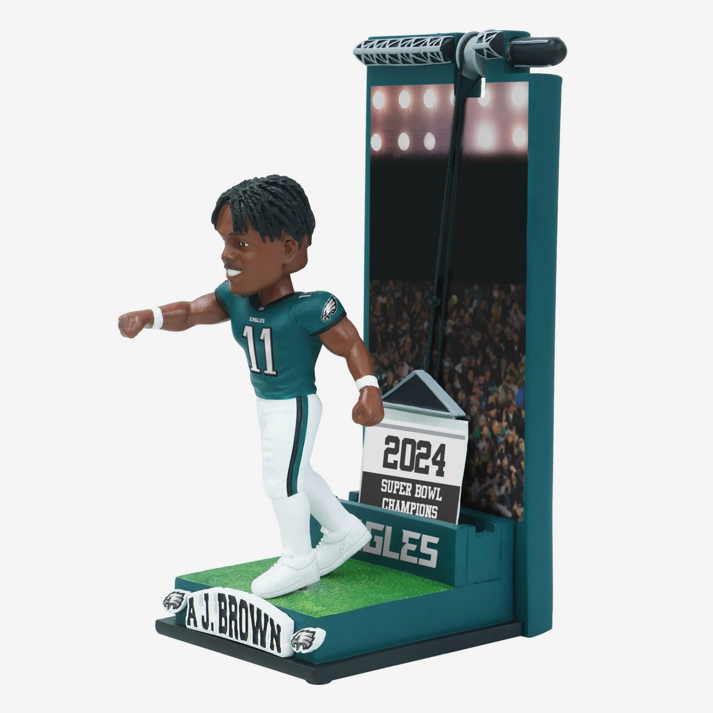 AJ Brown Philadelphia Eagles Banner Raising Bobblehead - Image 5