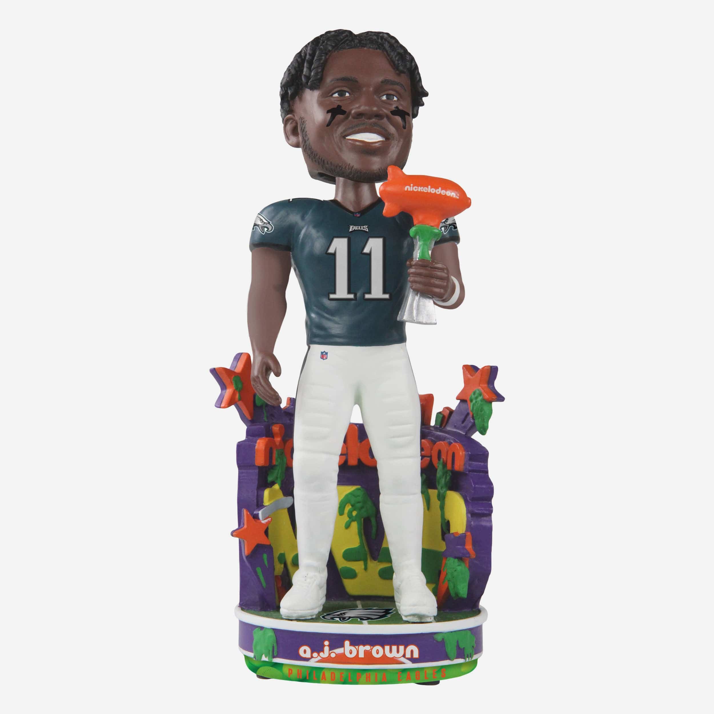 AJ Brown Philadelphia Eagles Nickelodeon NVP Bobblehead