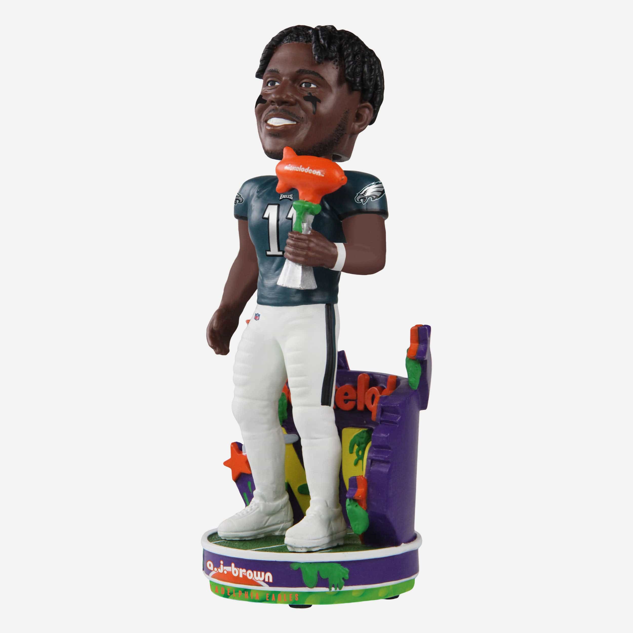 AJ Brown Philadelphia Eagles Nickelodeon NVP Bobblehead - Image 4