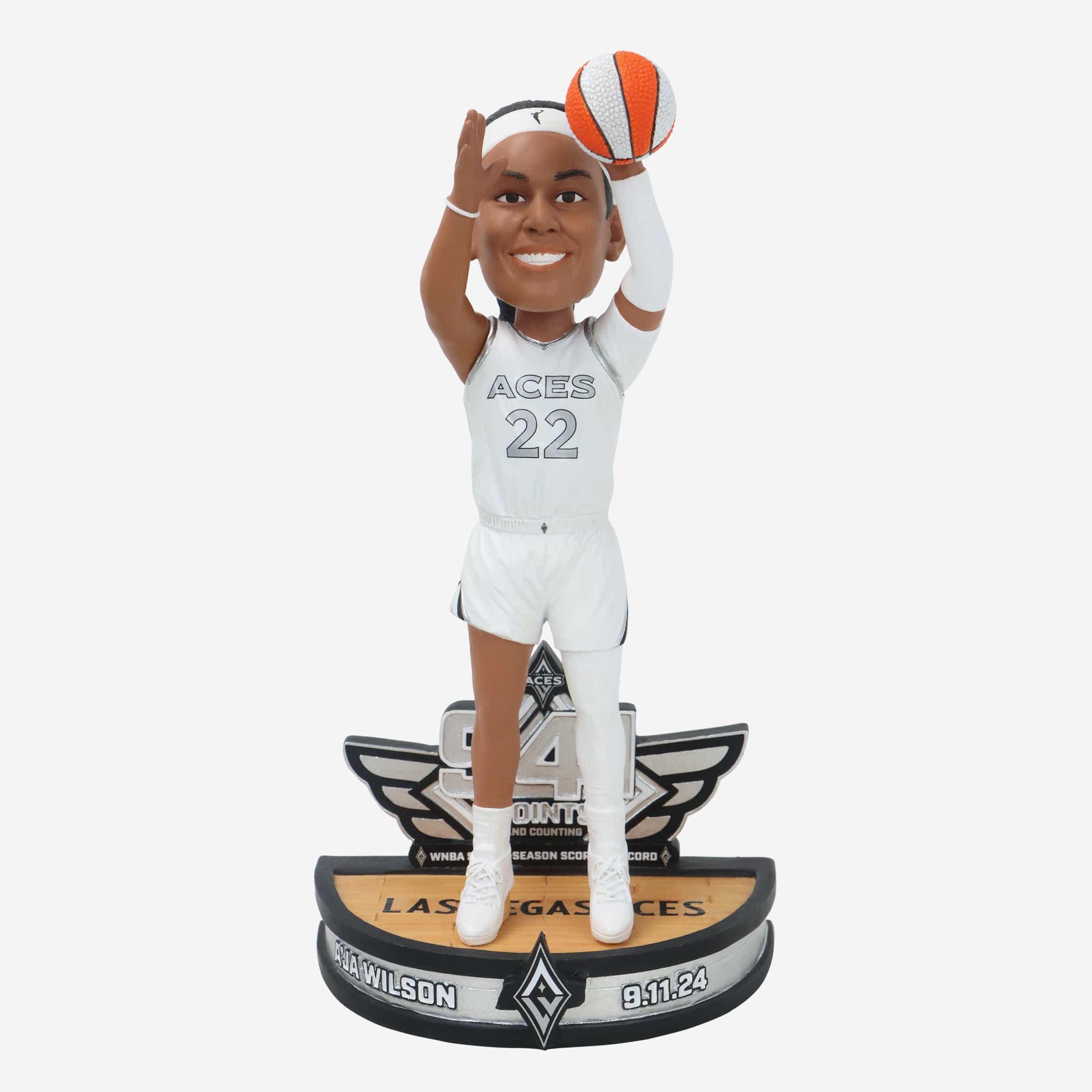 A'ja Wilson Las Vegas Aces WNBA Single Season Scoring Record Bobblehead