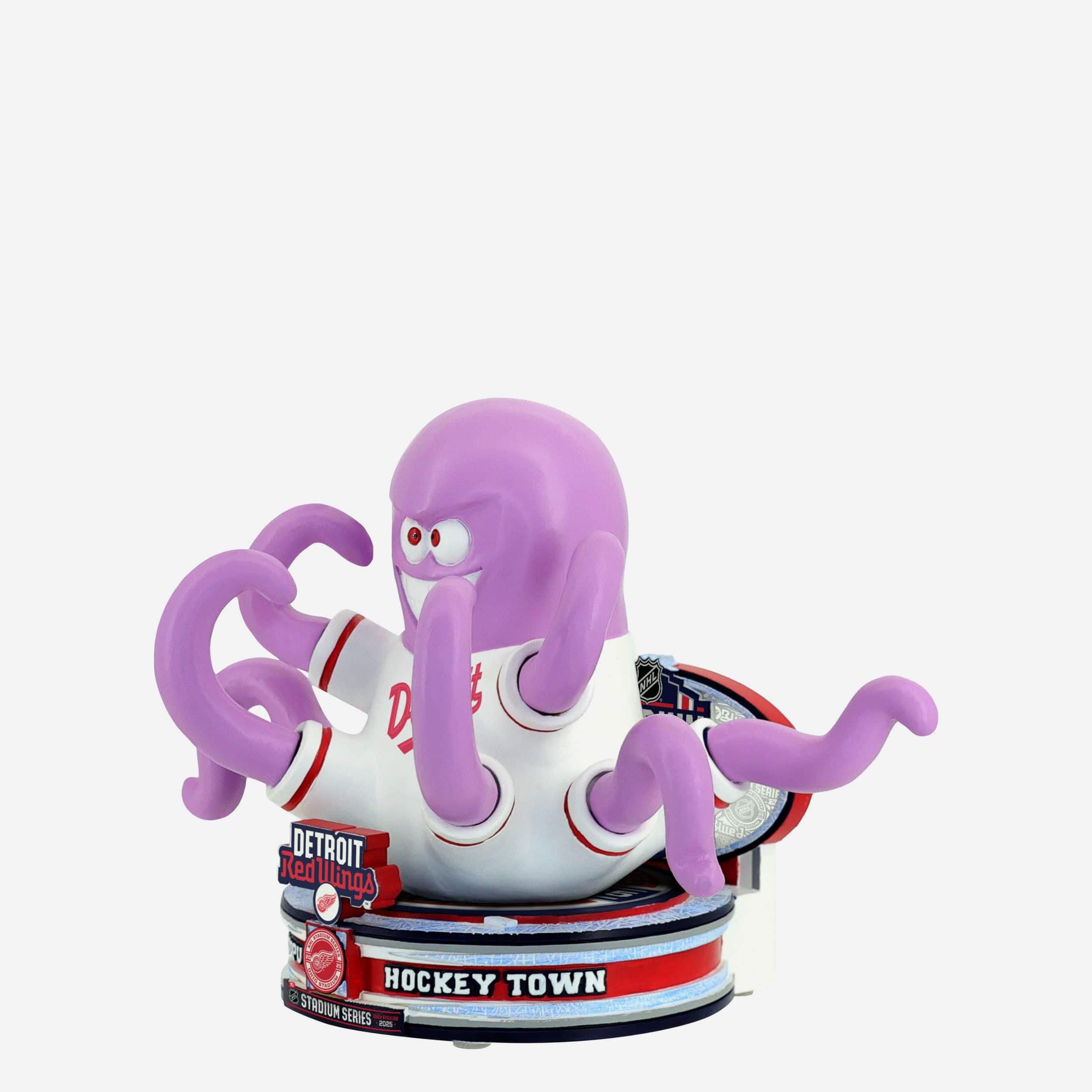 Al the Octopus Detroit Red Wings 2025 Stadium Series Mascot Bobblehead - Image 4