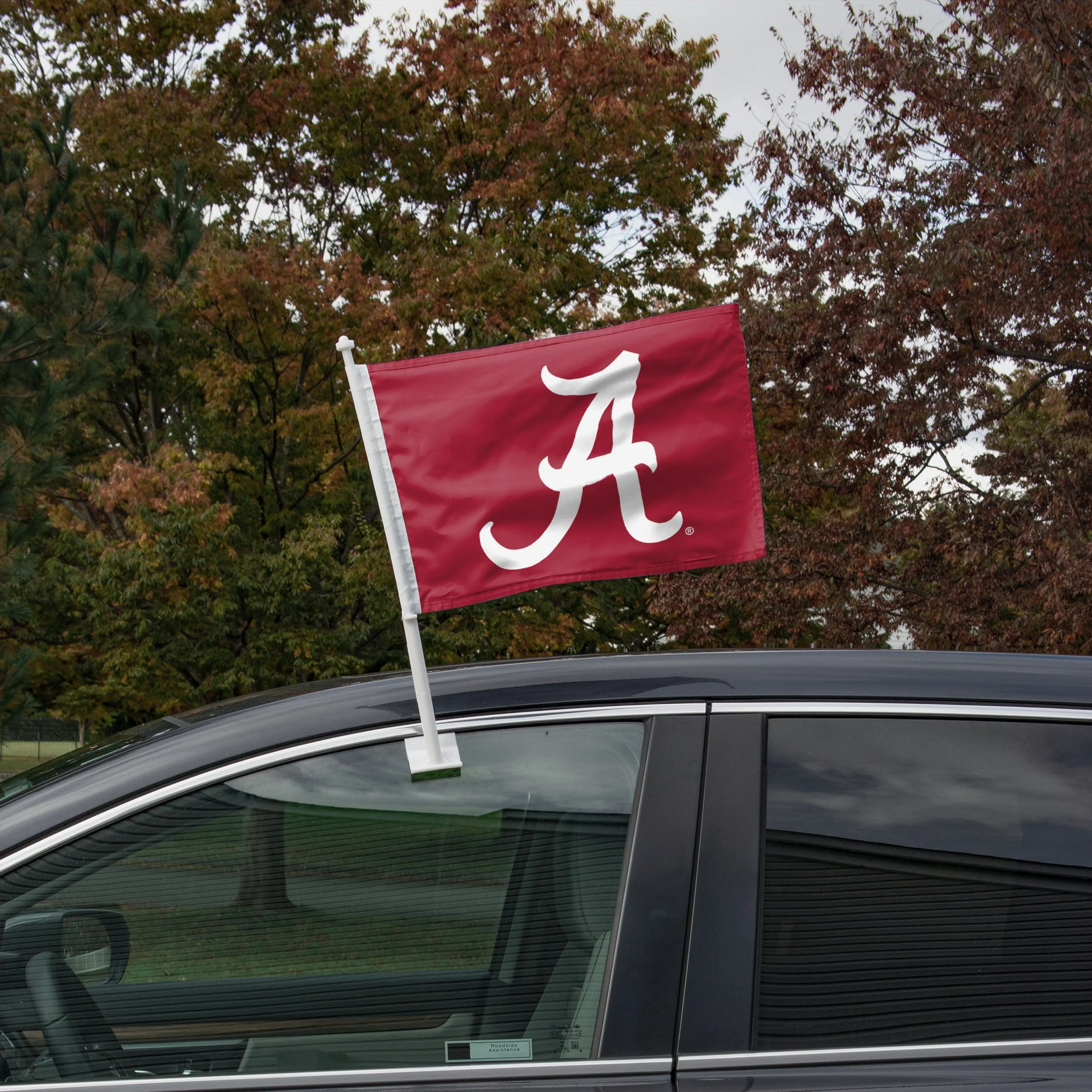 Alabama Crimson Tide 2 Pack Solid Car Flag - Image 2