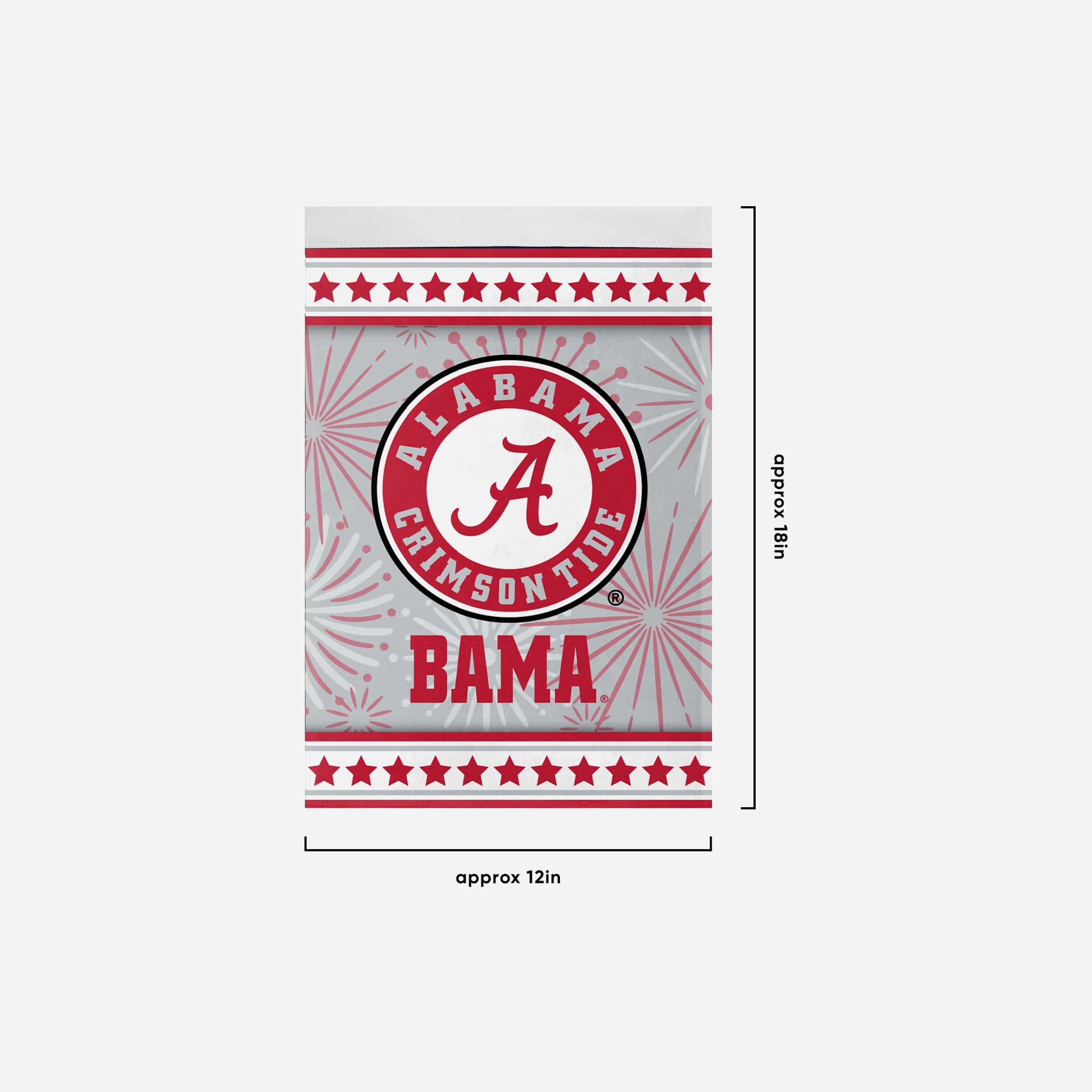 Alabama Crimson Tide Americana Garden Flag - Image 3