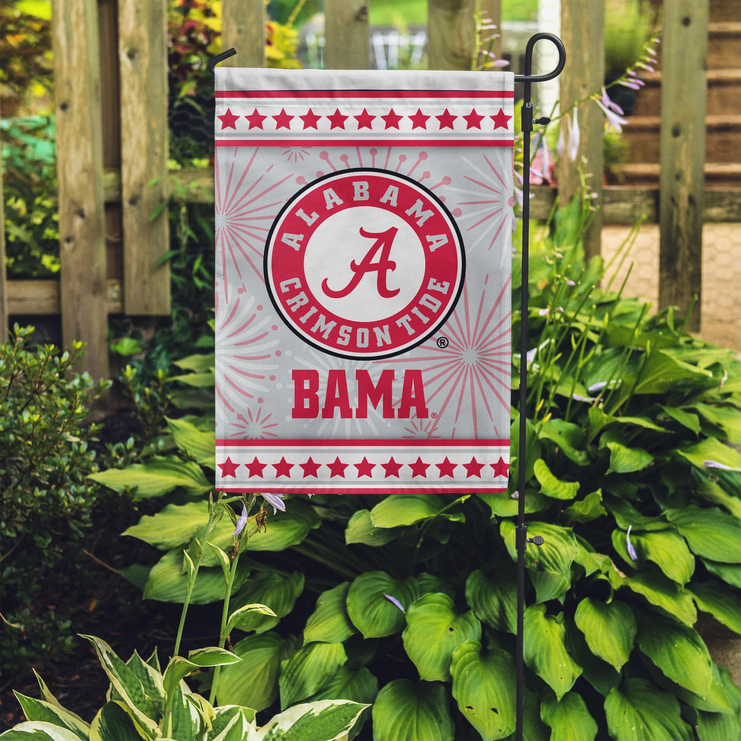 Alabama Crimson Tide Americana Garden Flag - Image 4