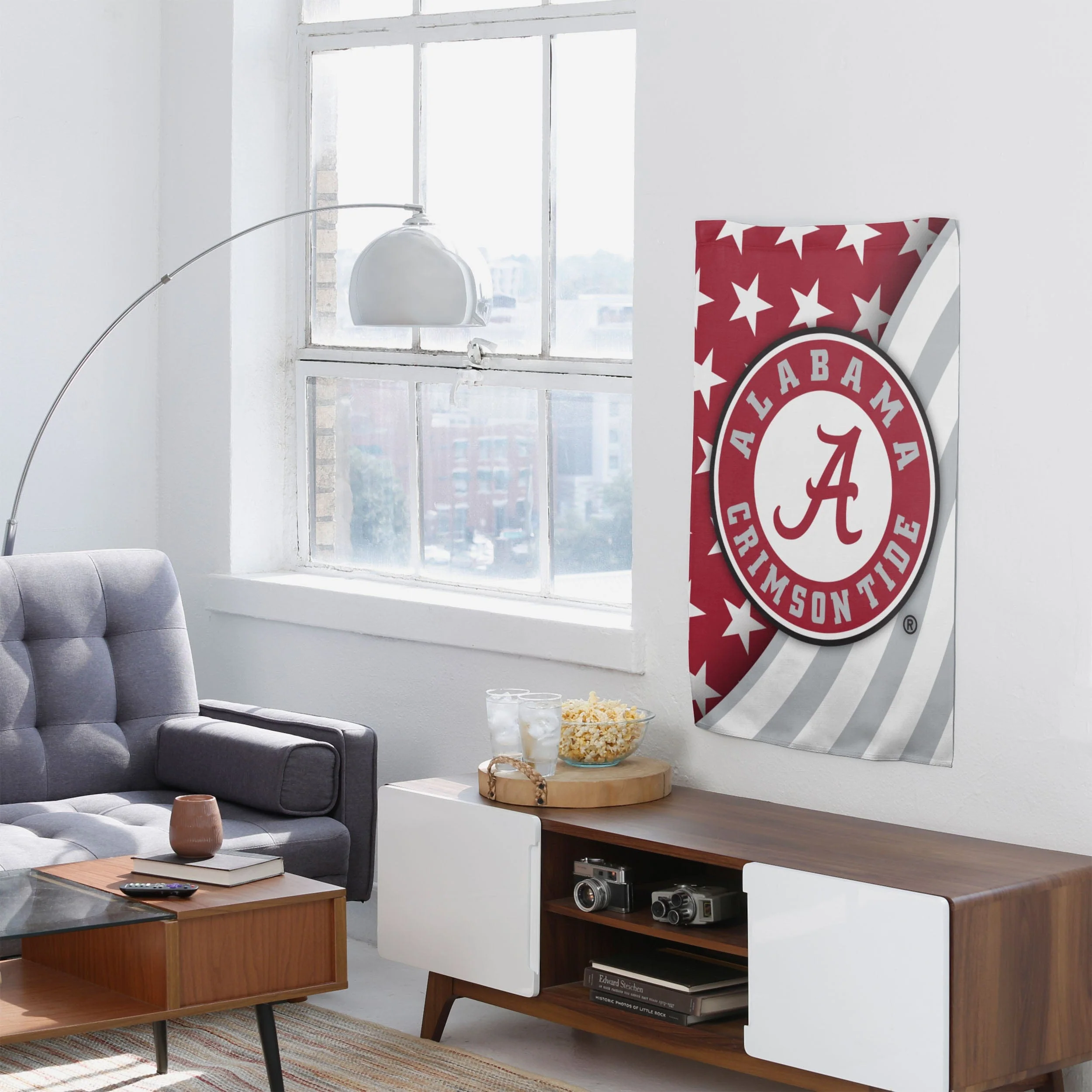 Alabama Crimson Tide Americana Vertical Flag - Image 4