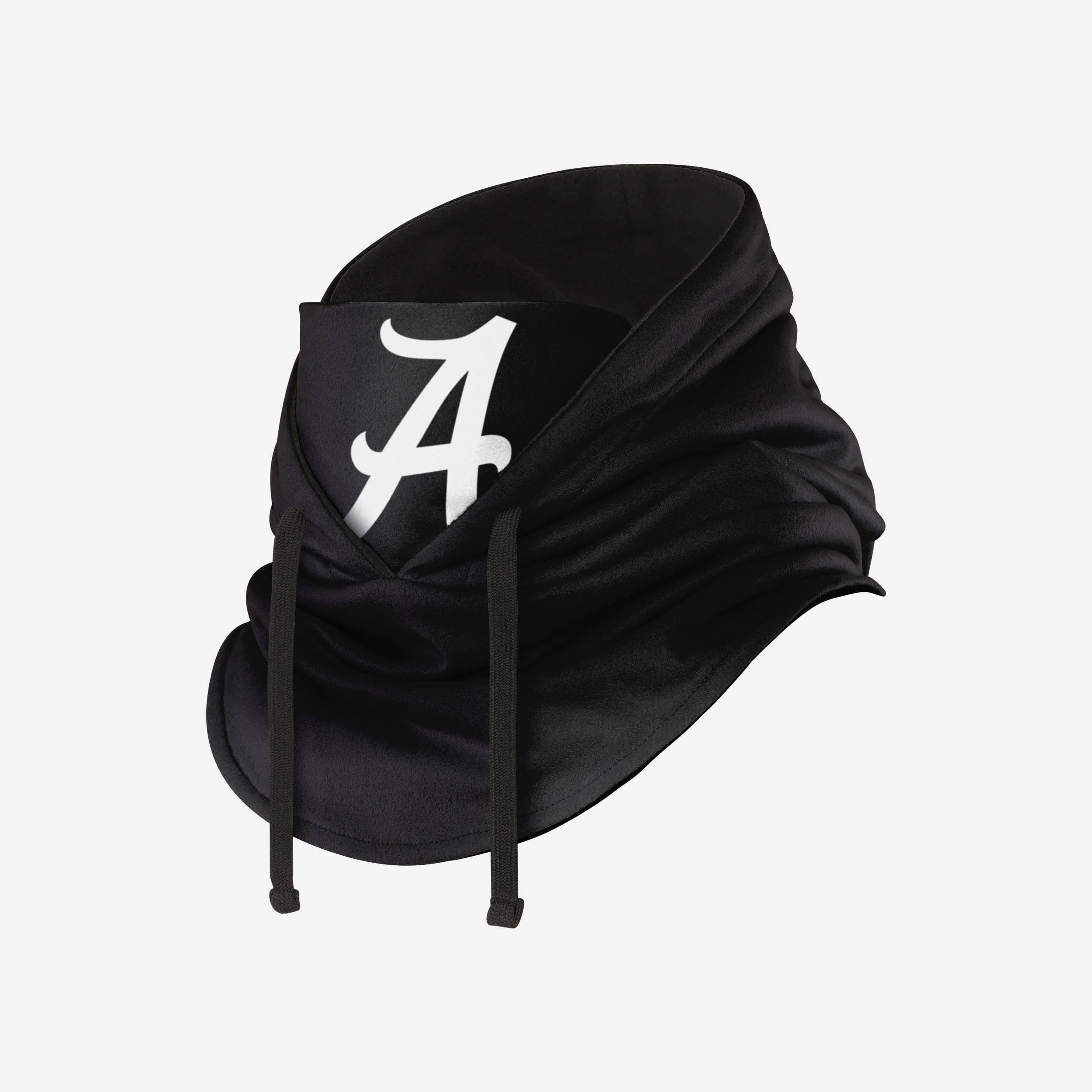 Alabama Crimson Tide Black Drawstring Hooded Gaiter - Image 2