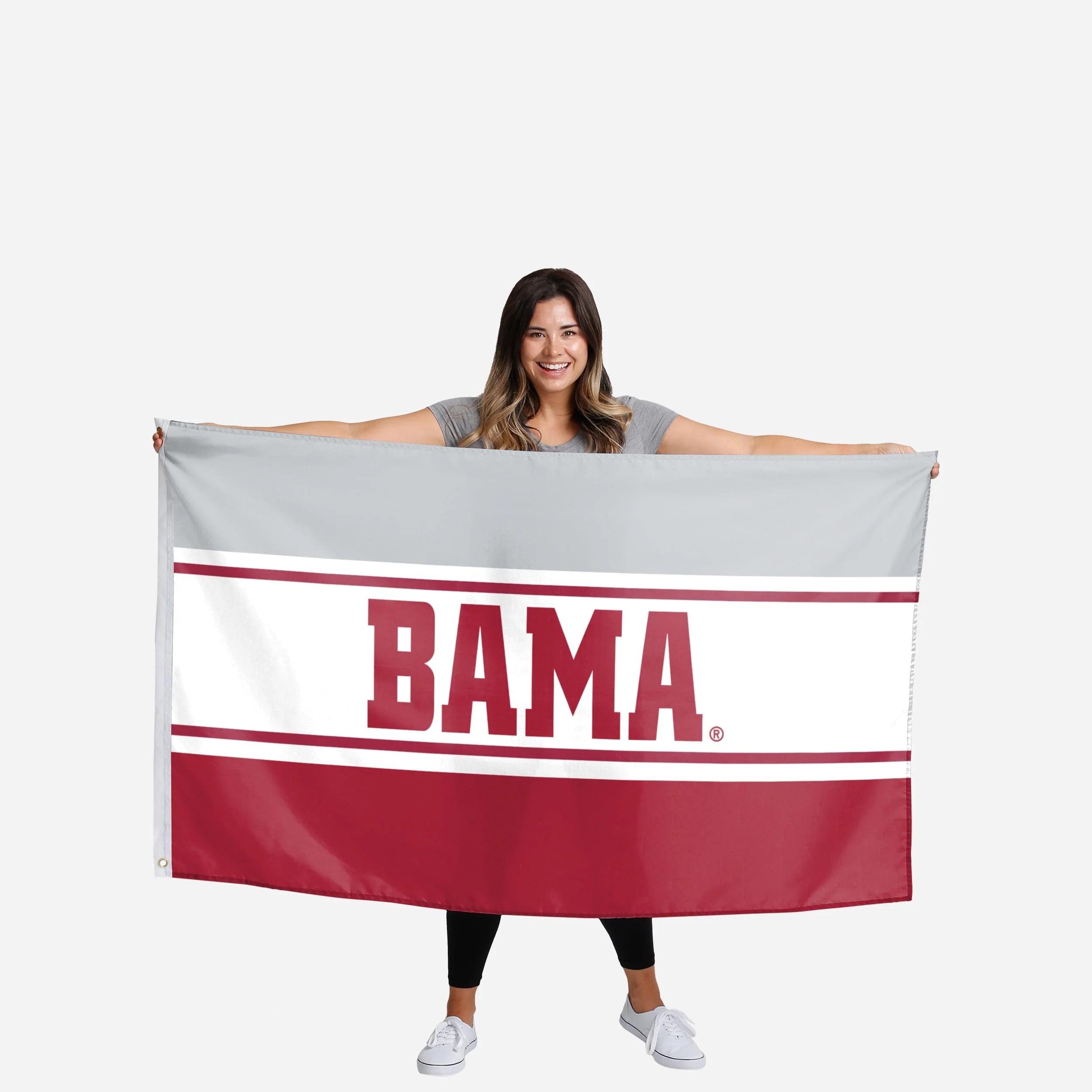 Alabama Crimson Tide Horizontal Flag - Image 3