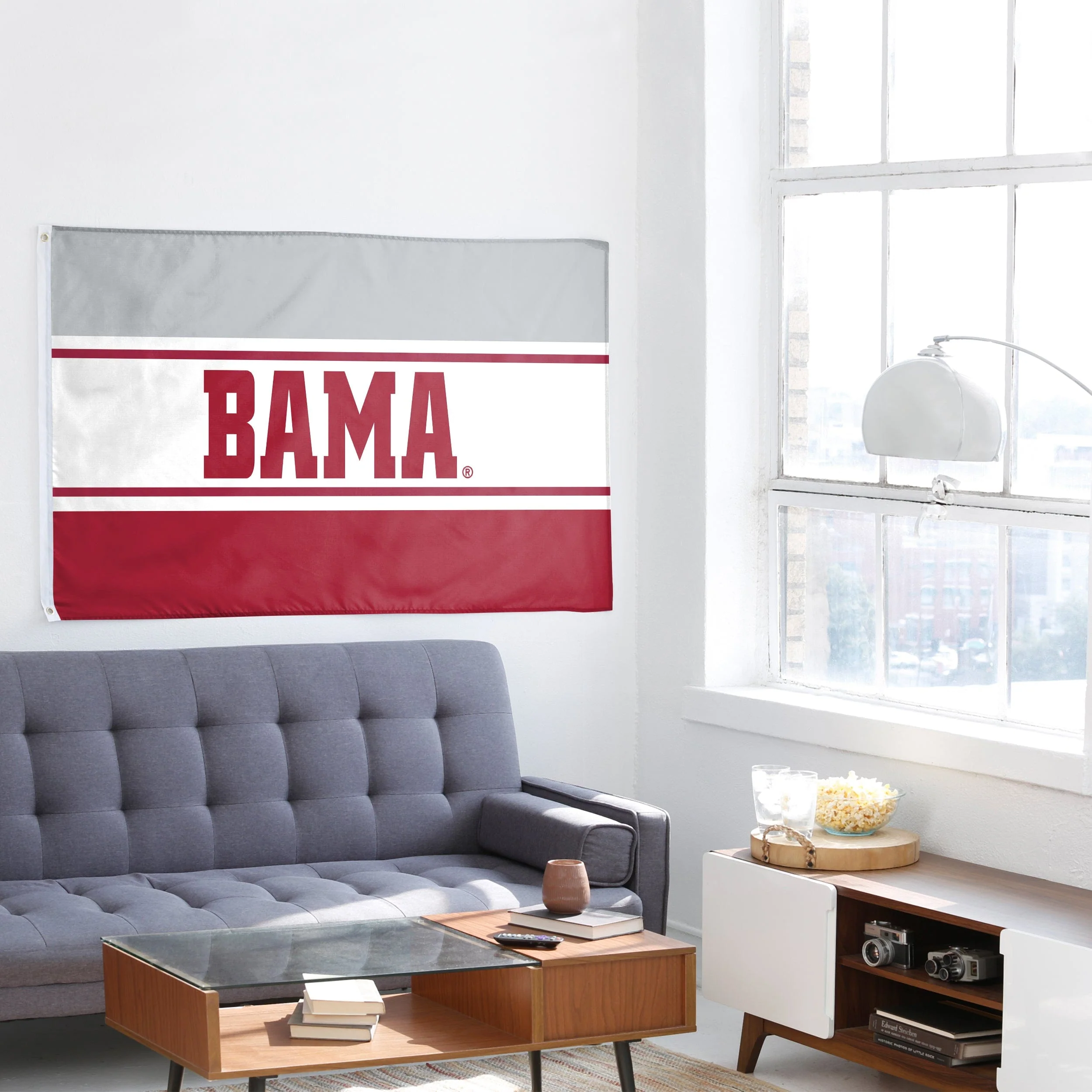 Alabama Crimson Tide Horizontal Flag - Image 5