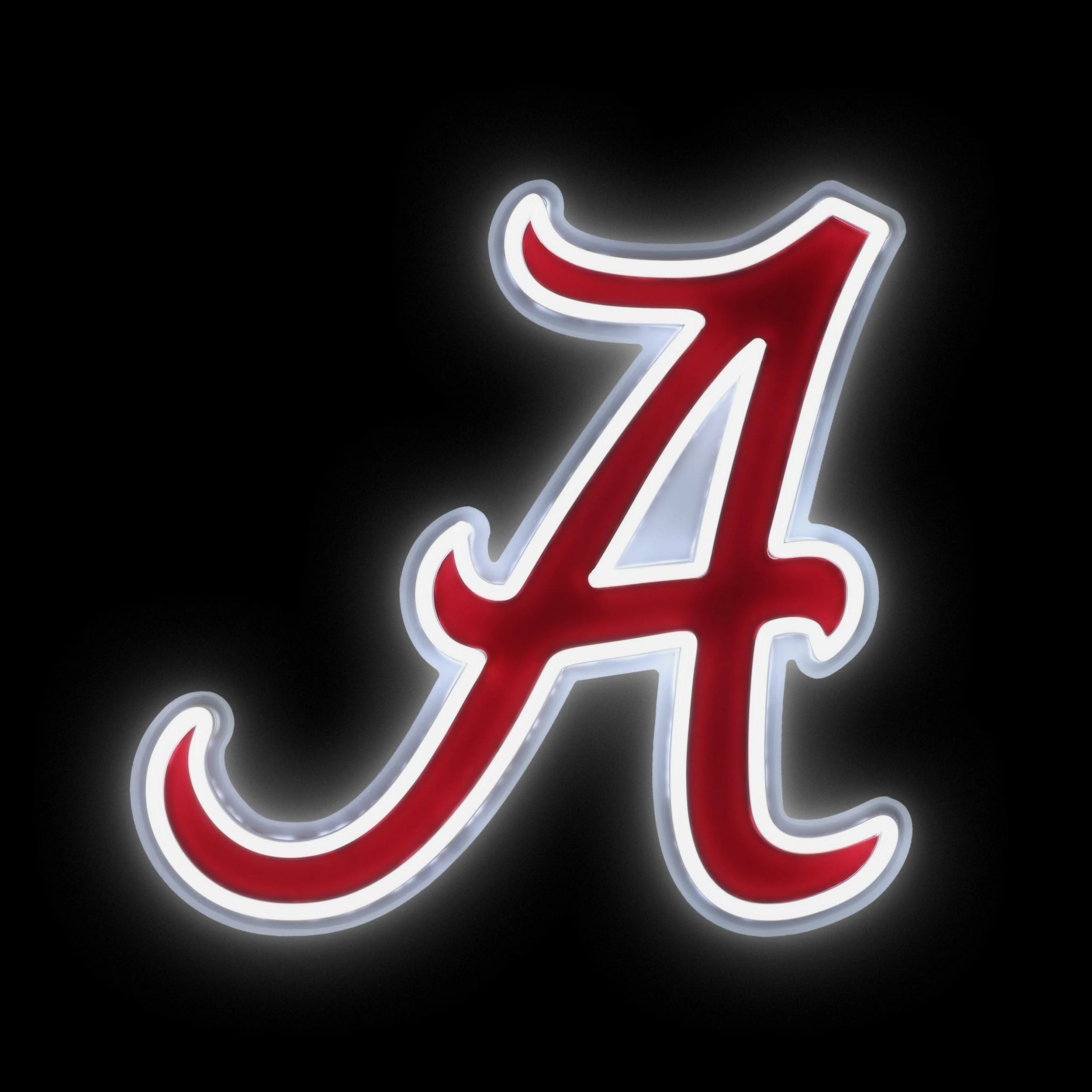 Alabama Crimson Tide LED Neon Light Up Team Logo Sign - Image 2