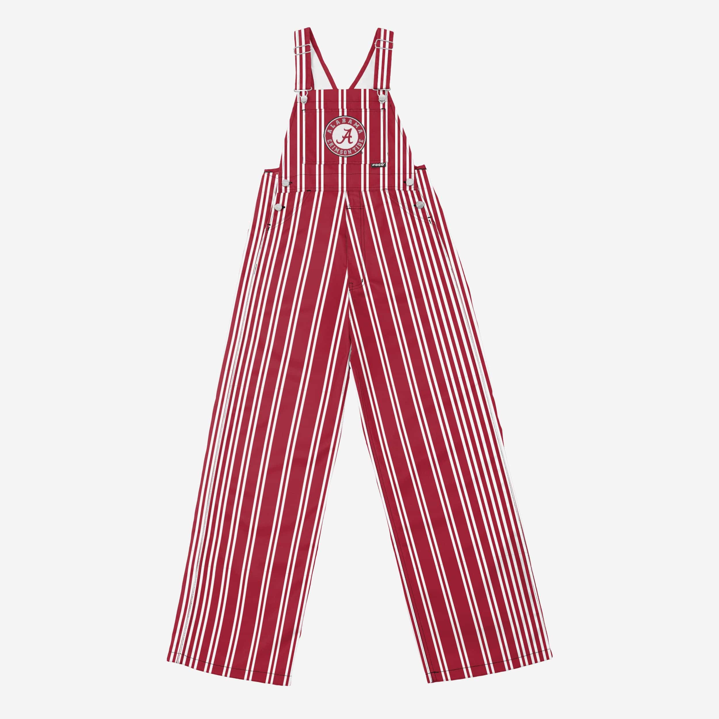 Alabama Crimson Tide Mens Sideline Spirit Bib Overalls - Image 7