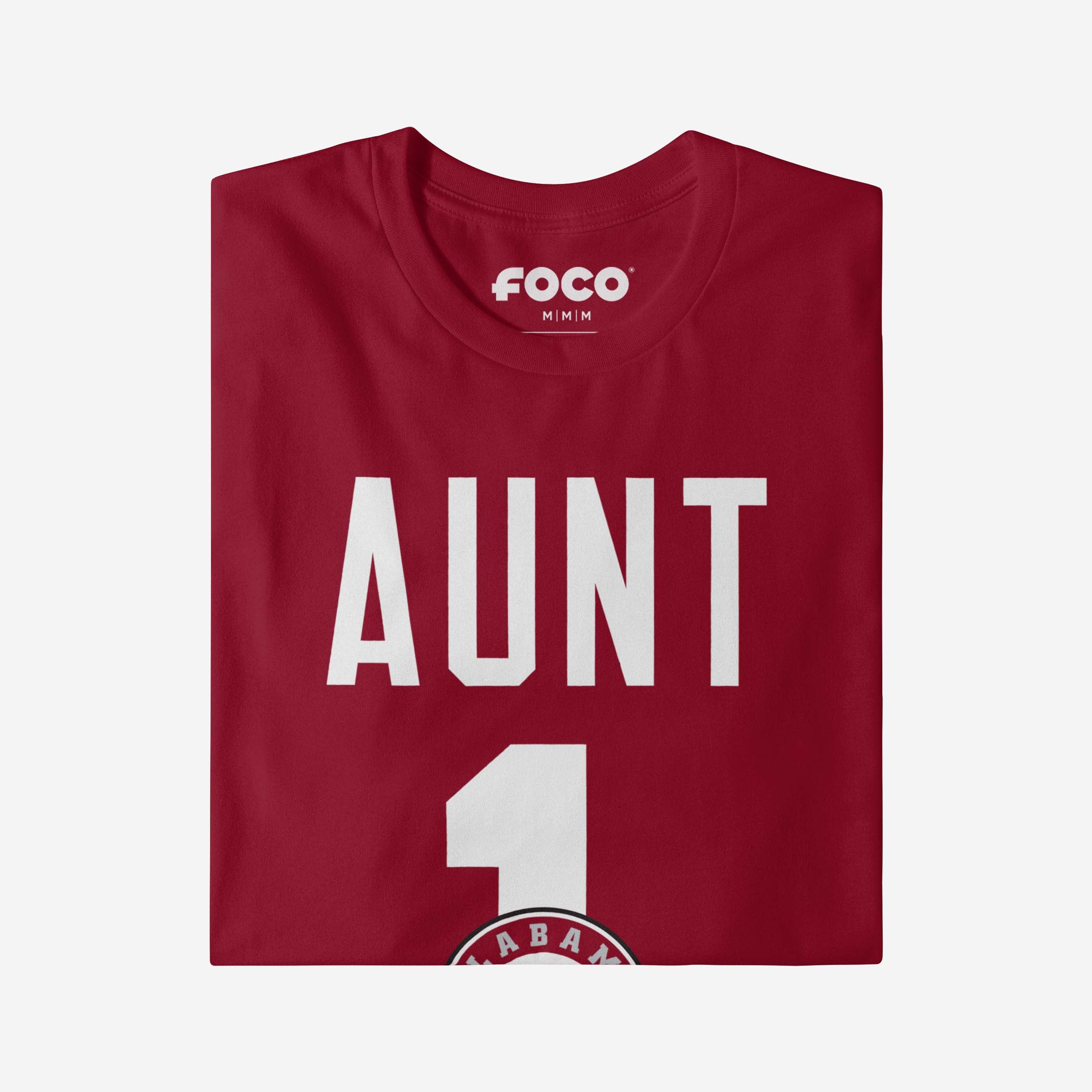 Alabama Crimson Tide Number 1 Aunt T-Shirt - Image 4