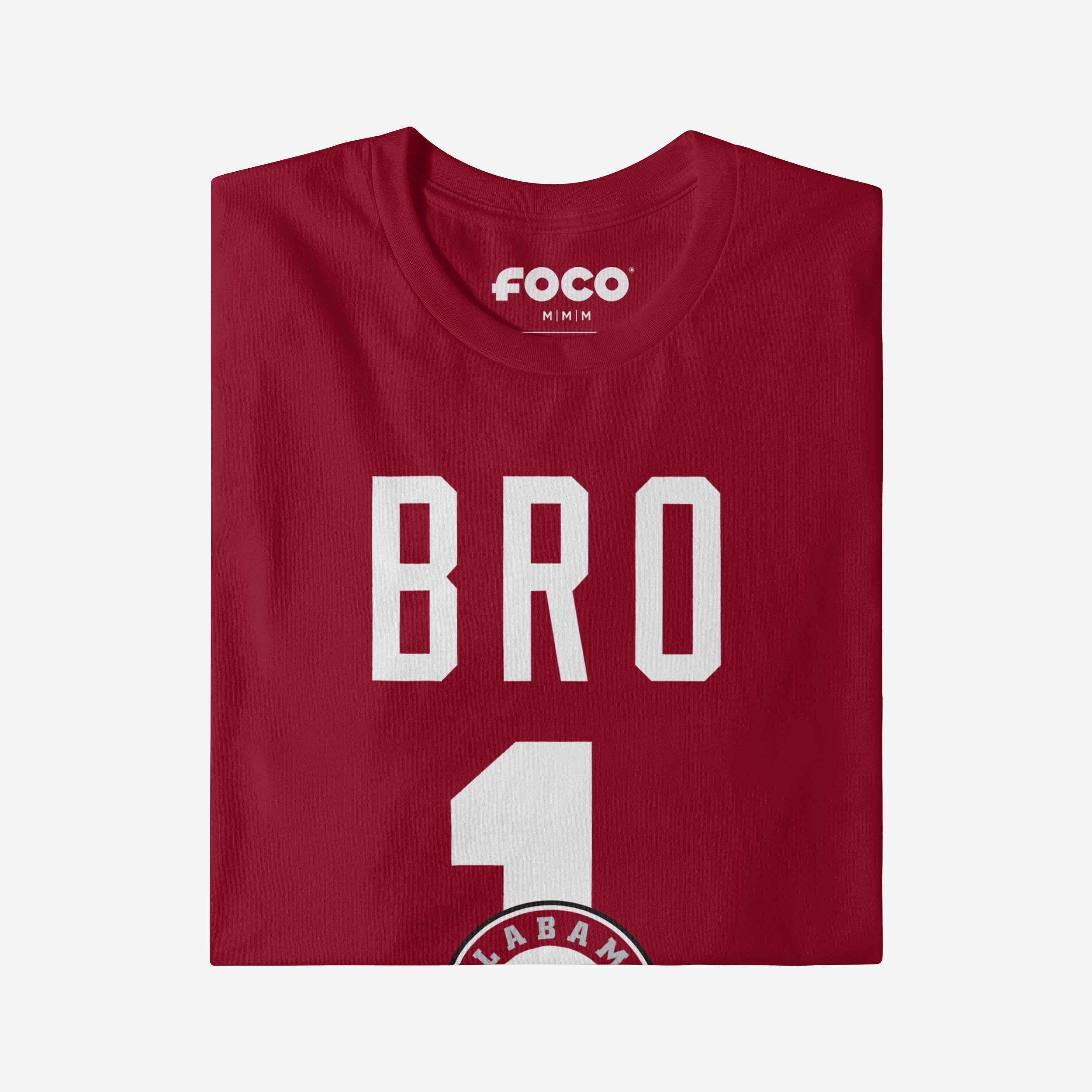 Alabama Crimson Tide Number 1 Bro T-Shirt - Image 4