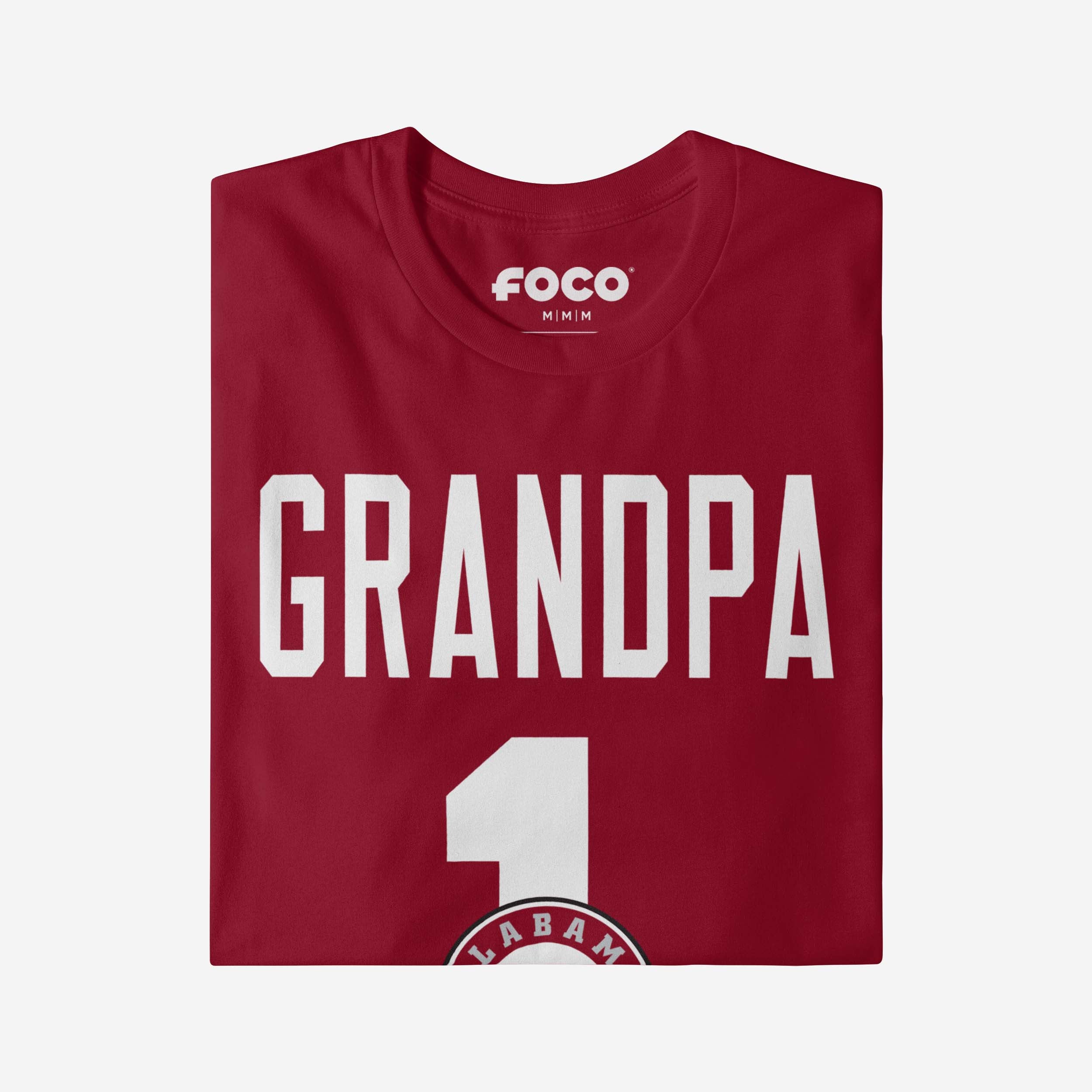 Alabama Crimson Tide Number 1 Grandpa T-Shirt - Image 3