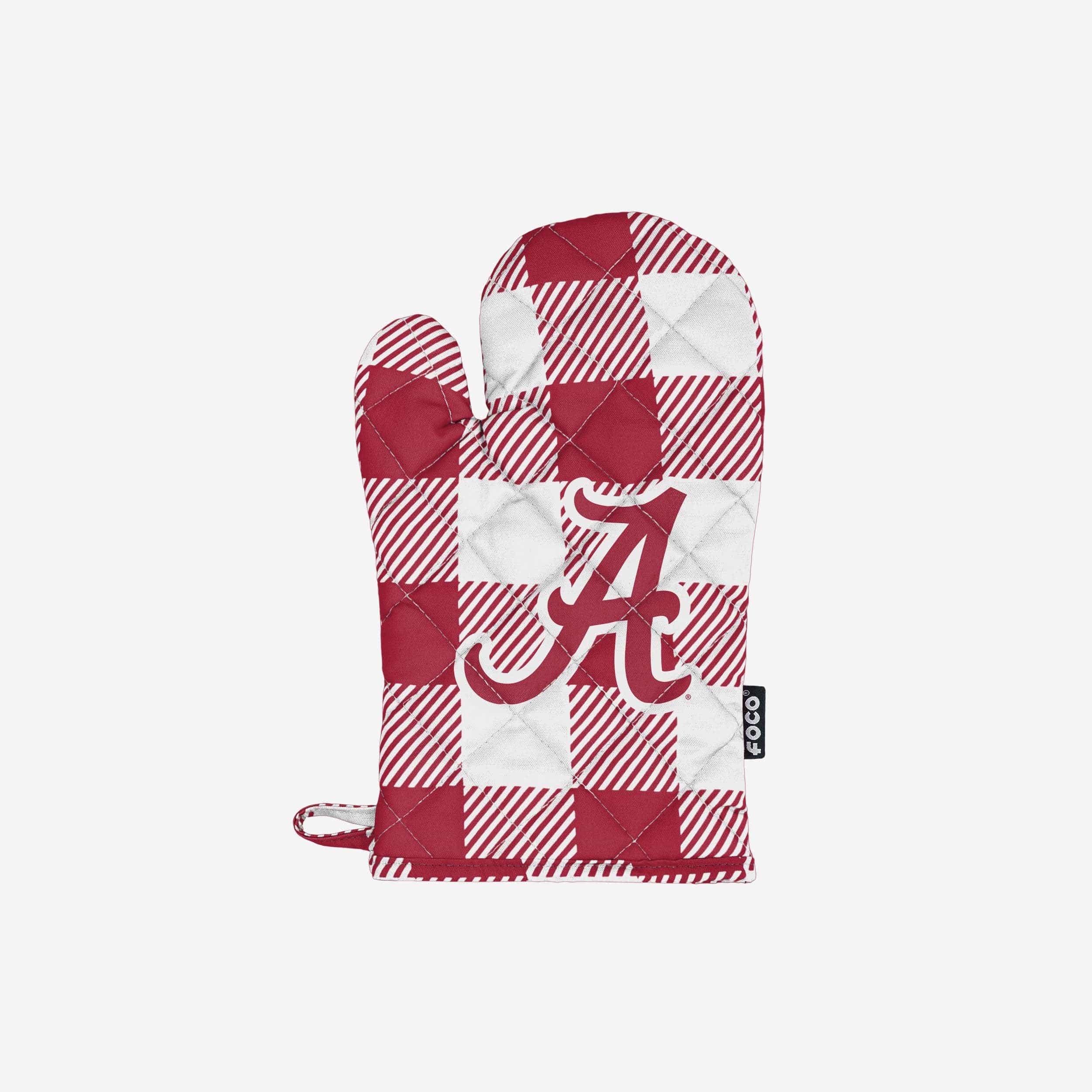 Alabama Crimson Tide Plaid Oven Mitt