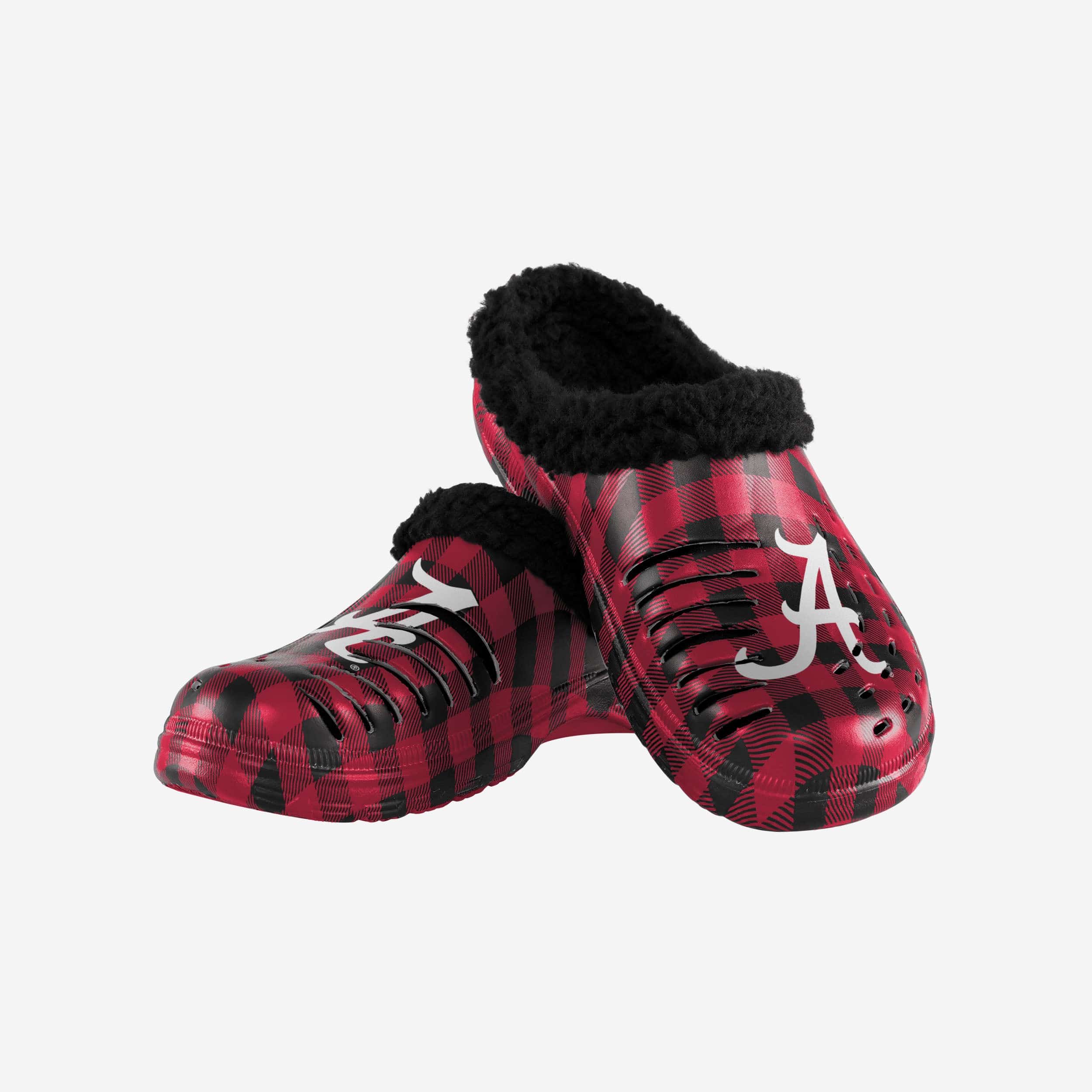 Alabama Crimson Tide Sherpa Lined Buffalo Check Clog - Image 3